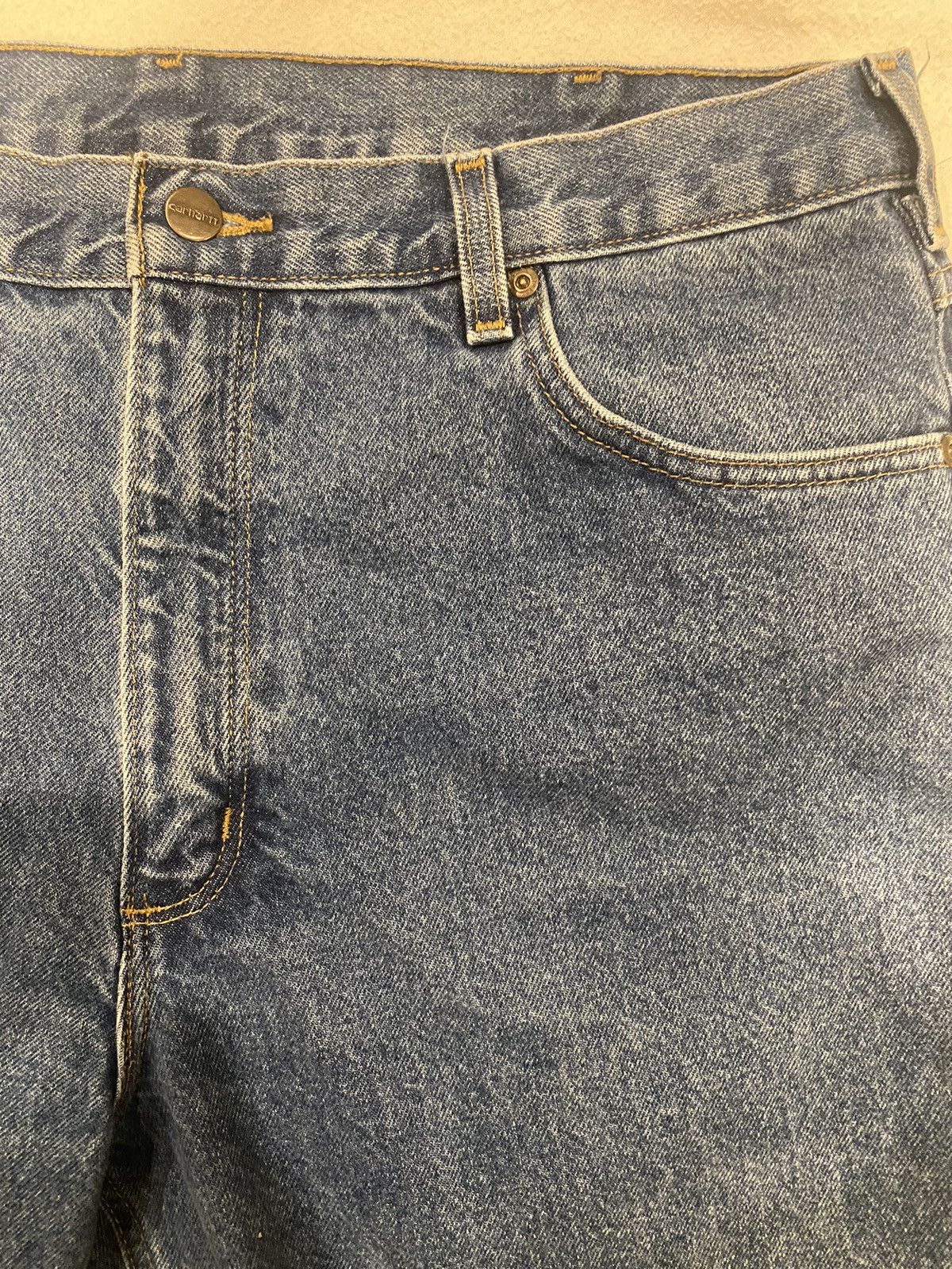 Carhartt Vintage Carhartt Blue Jeans 38 x 32 Relaxed Fit Size US 38 / EU 54 - 5 Thumbnail