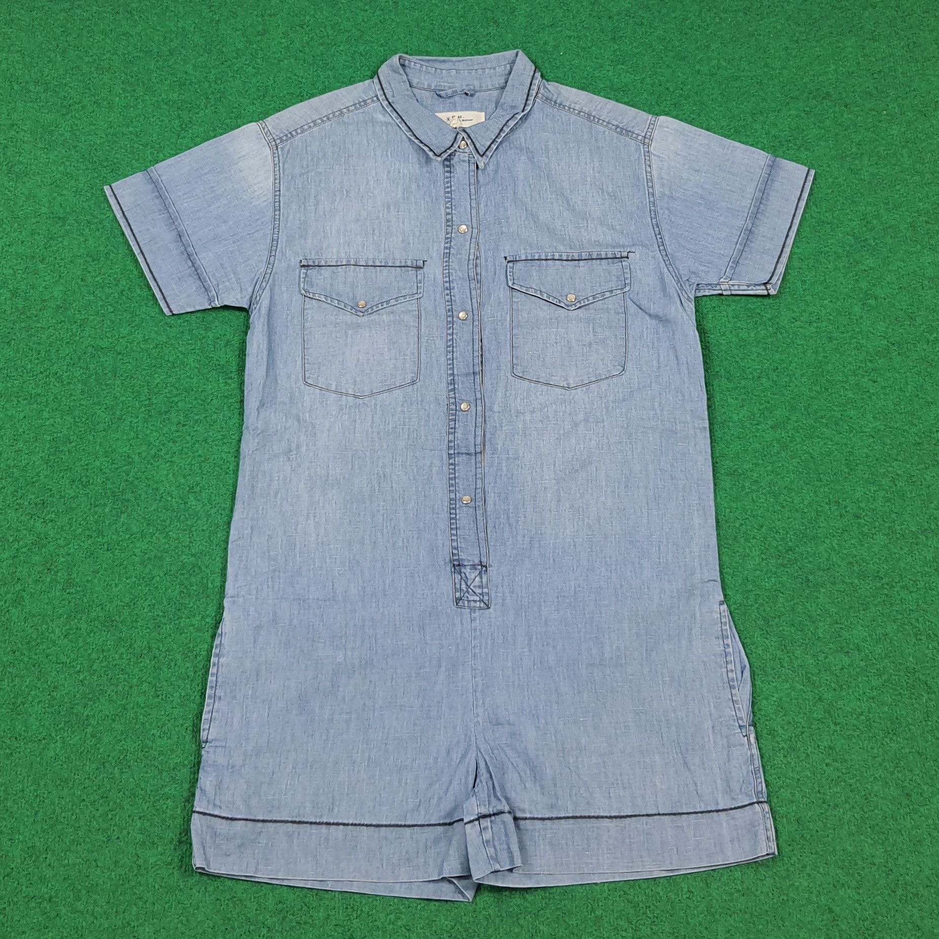 Isabel Marant Etoile Vintage Etoile Isabel Marant Denim Playsuit Romper C301N38 Size S / US 4 / IT 40 - 1 Thumbnail