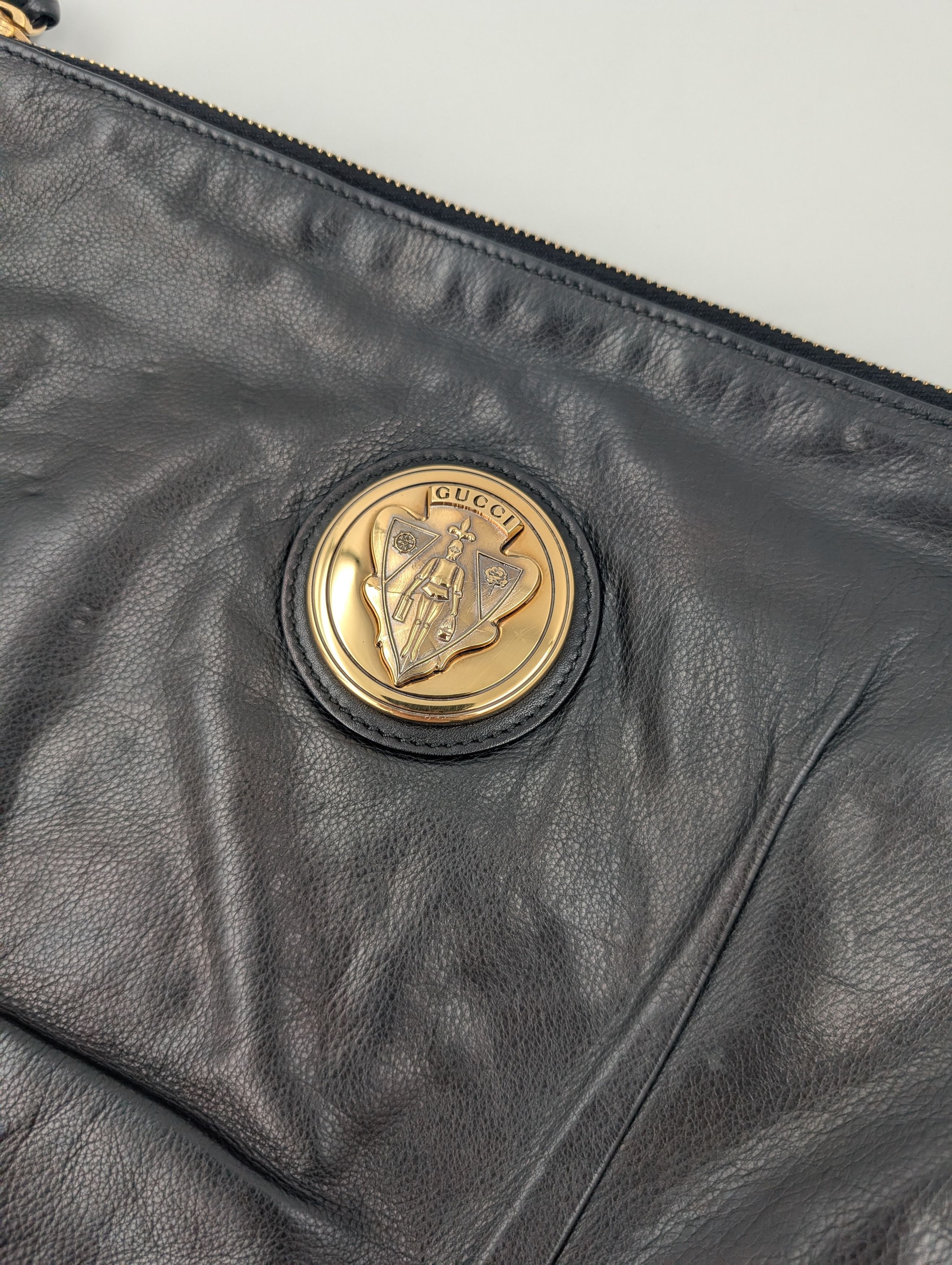 Gucci Gucci Black Leather Zip Clutch Size ONE SIZE - 2 Thumbnail