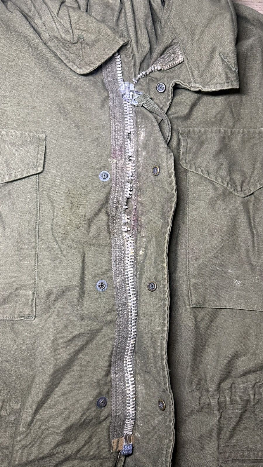 Other Vintage US Army OG M-65 Field Jacket Size US L / EU 52-54 / 3 - 6 Thumbnail