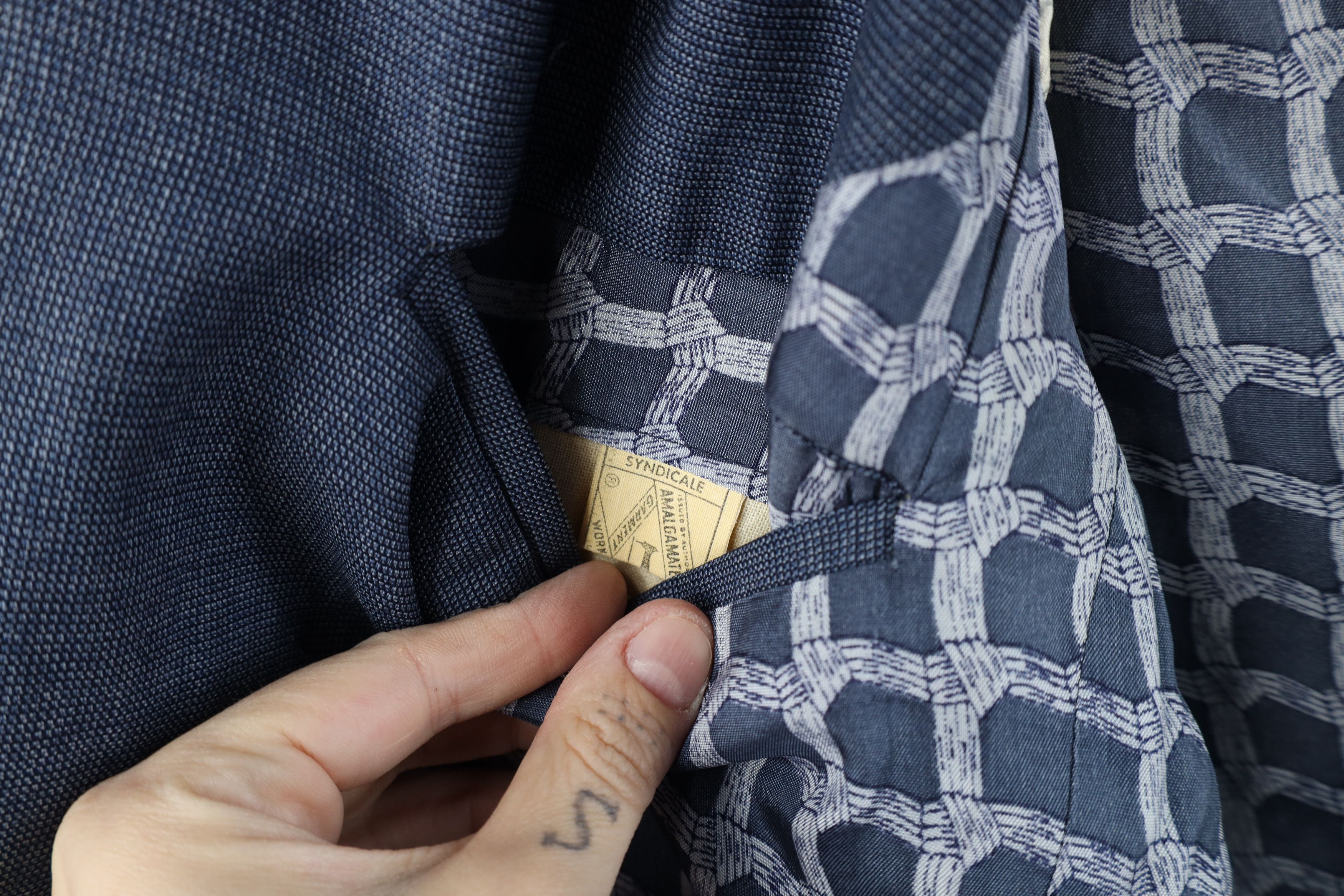 Vintage Vintage 60s 70s Streetwear Blazer Suit Coat Jacket Blue USA Size M / US 6-8 / IT 42-44 - 11 Thumbnail