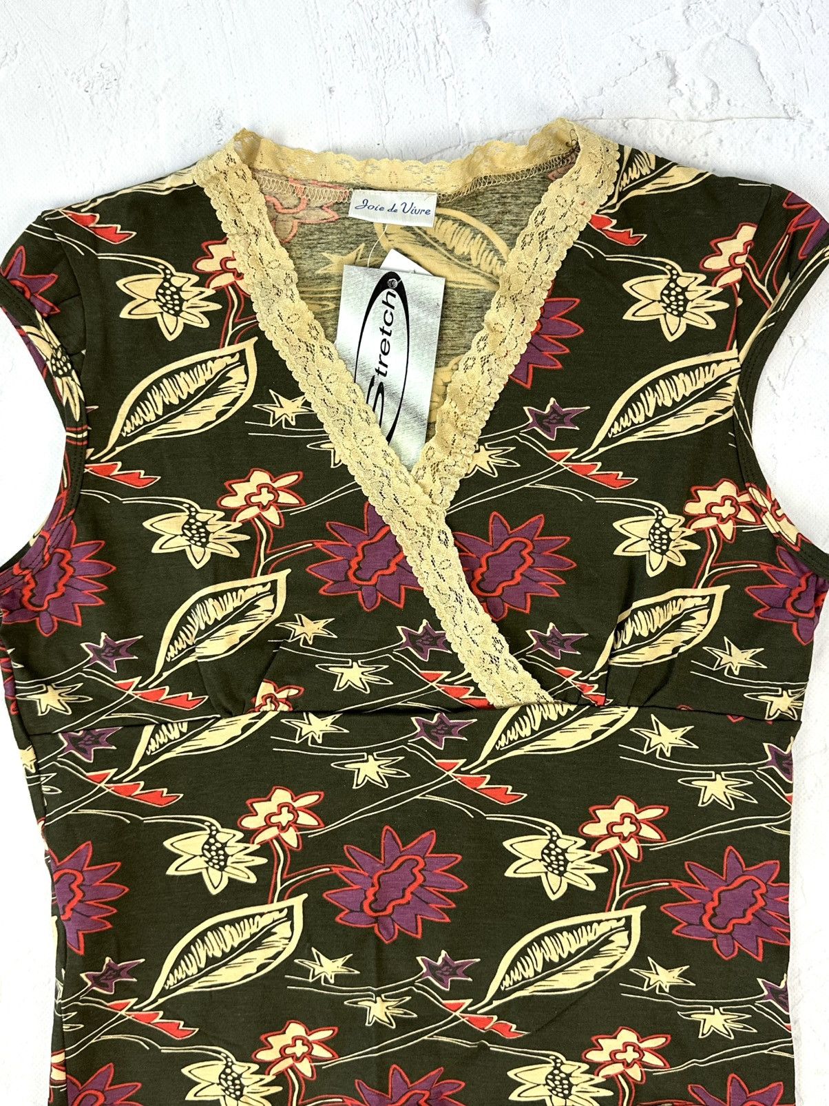 Beauty Beast × If Six Was Nine × Vintage NEW Vintage Printed Top Size M / US 6-8 / IT 42-44 - 2 Thumbnail