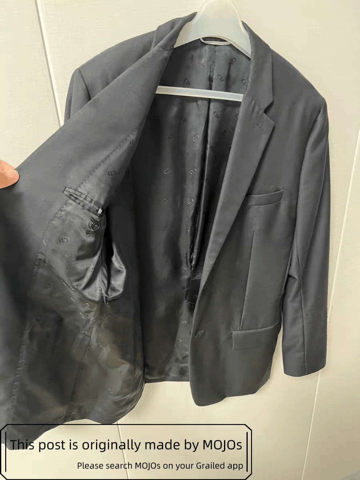 Dior Sz 48 Dior Homme Logo Stripe Blazer Jacket Size US M / EU 48-50 / 2 - 6 Thumbnail