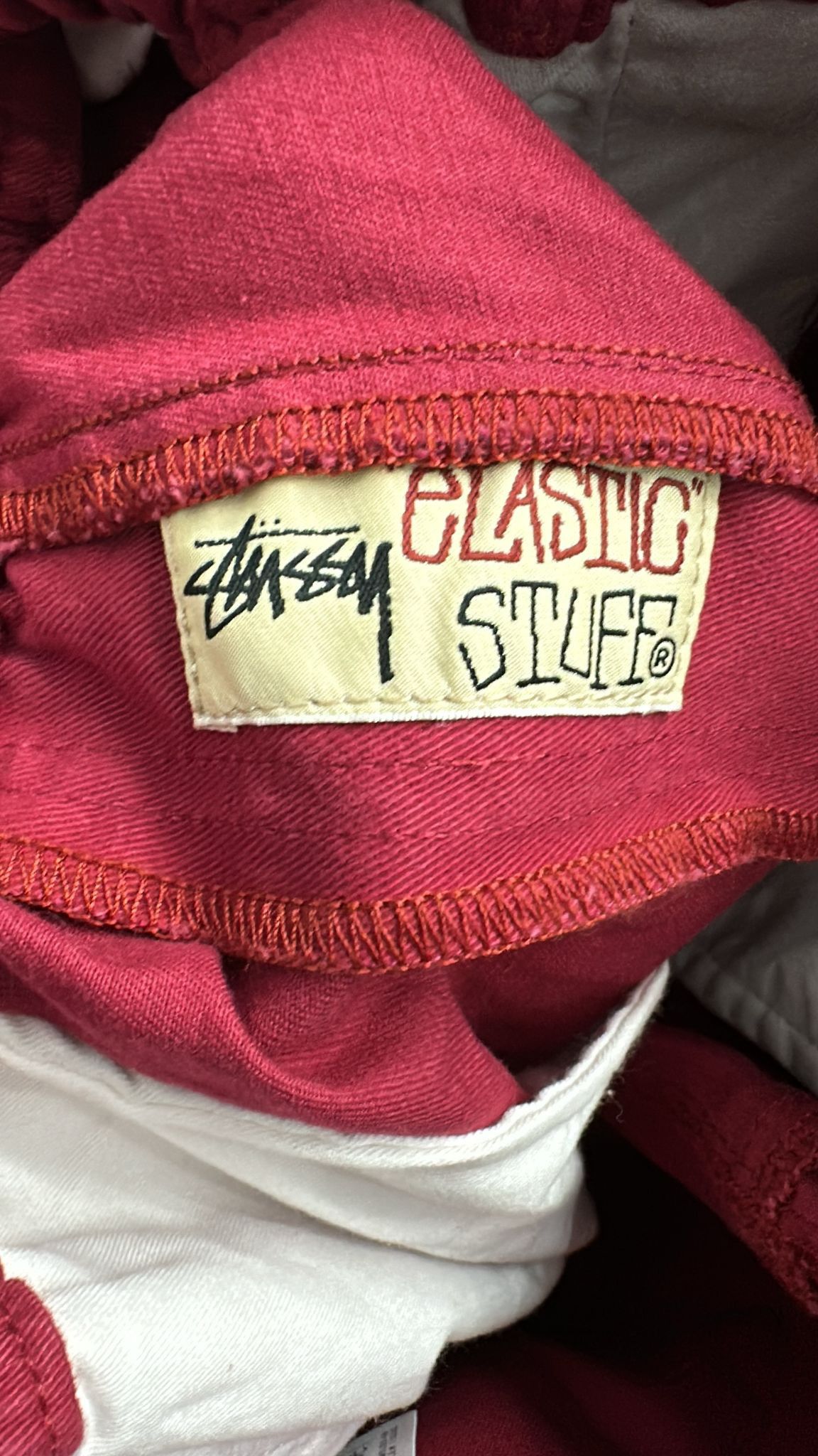 Stussy × Vintage Stüssy Beach Short Burgundy Size Medium Size US 32 / EU 48 - 6 Thumbnail