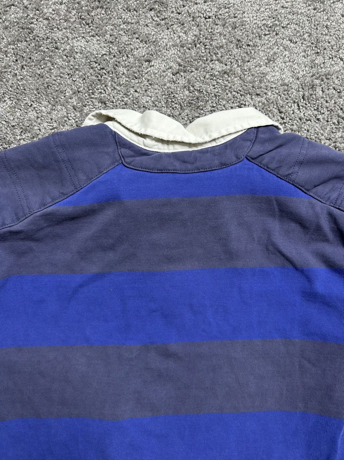 Polo Ralph Lauren Vintage 80s Polo Ralph Lauren Rugby Long Sleeve Striped Size US L / EU 52-54 / 3 - 8 Thumbnail