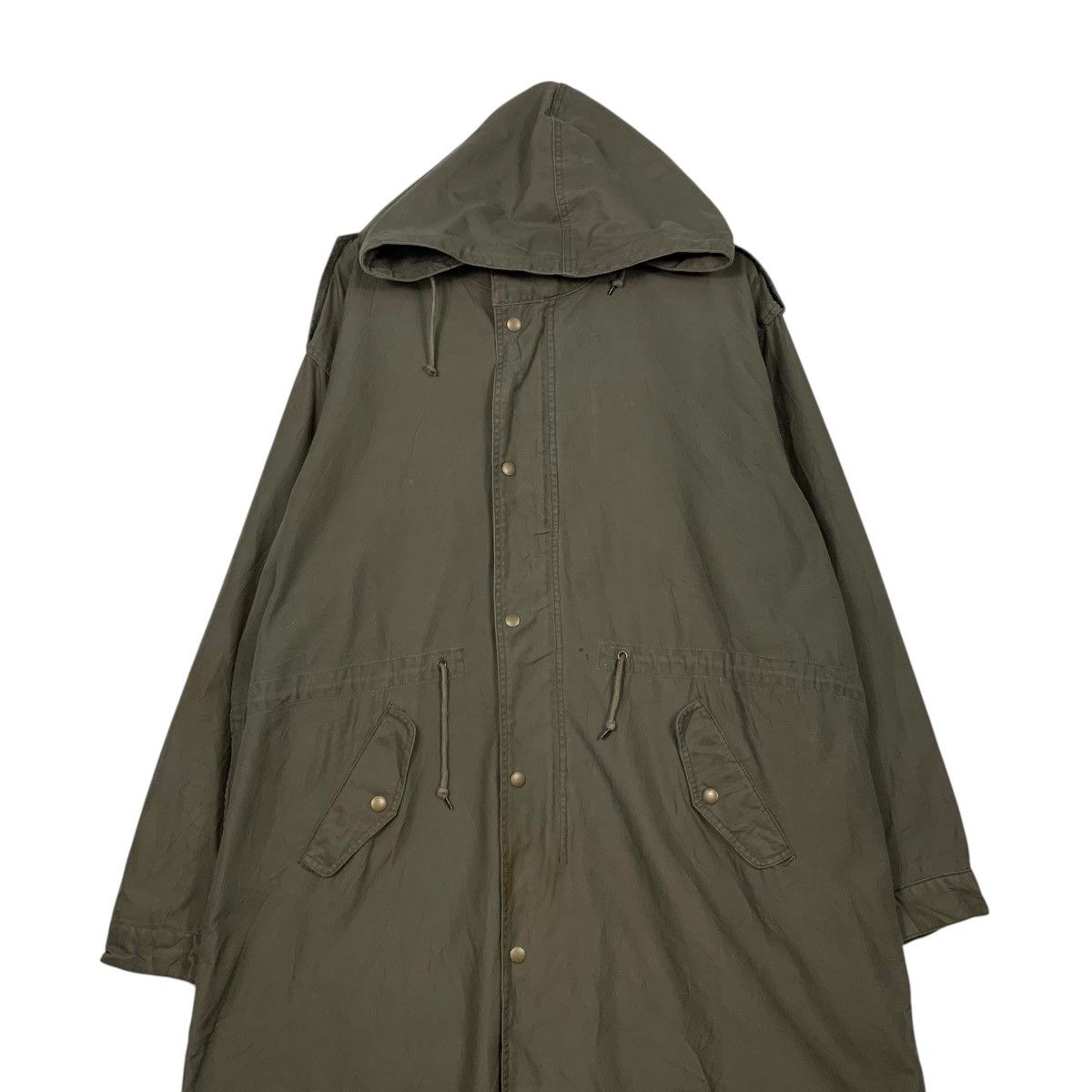 Japanese Brand DOG HOUSE Olive Green Parka Jacket #2368-C106 Size US L / EU 52-54 / 3 - 3 Thumbnail