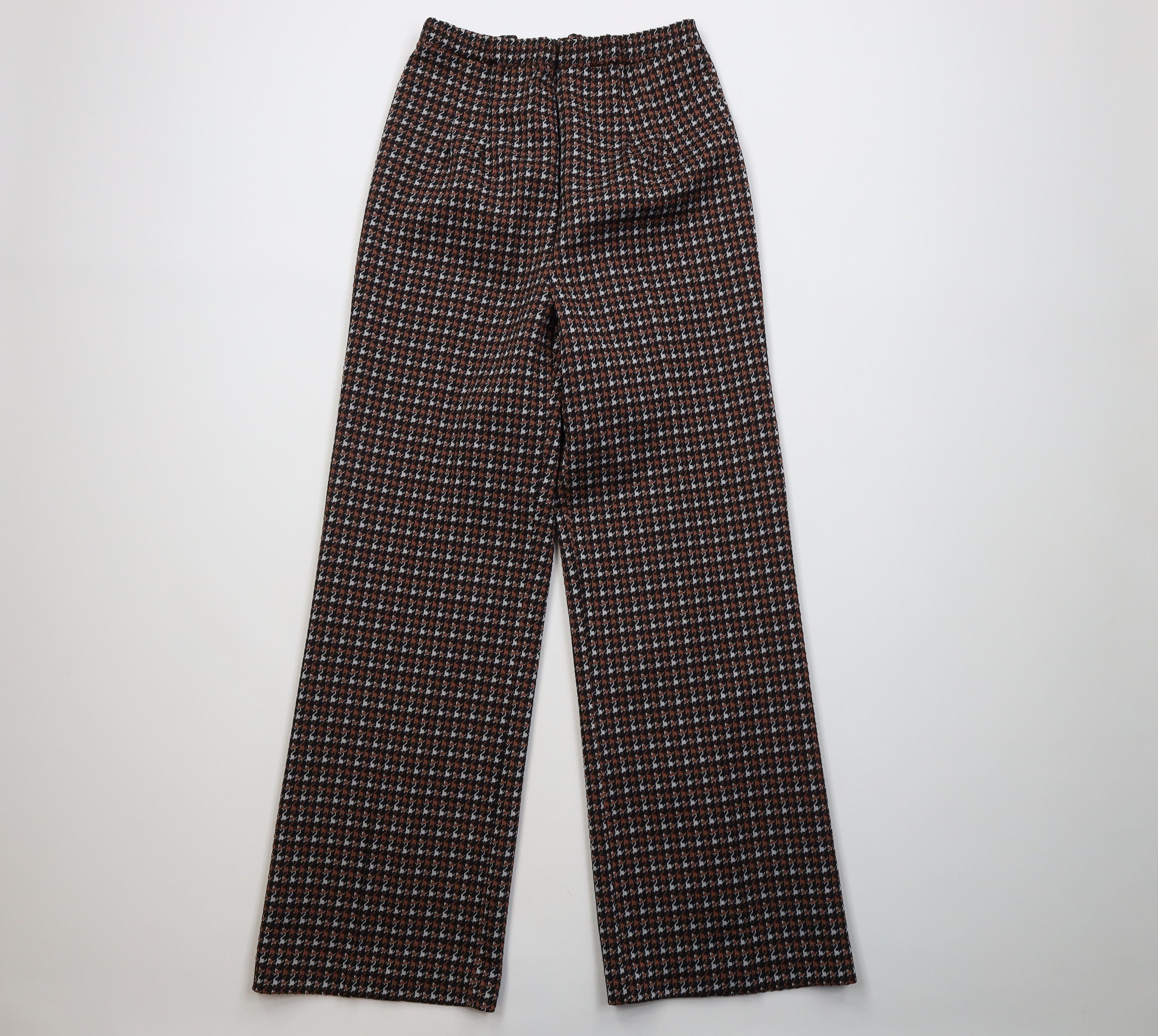Vintage Vinage 60s 70s Streetwear Knit Bell Bottoms Pants USA Size 36" / US 14 / IT 50 - 1 Thumbnail