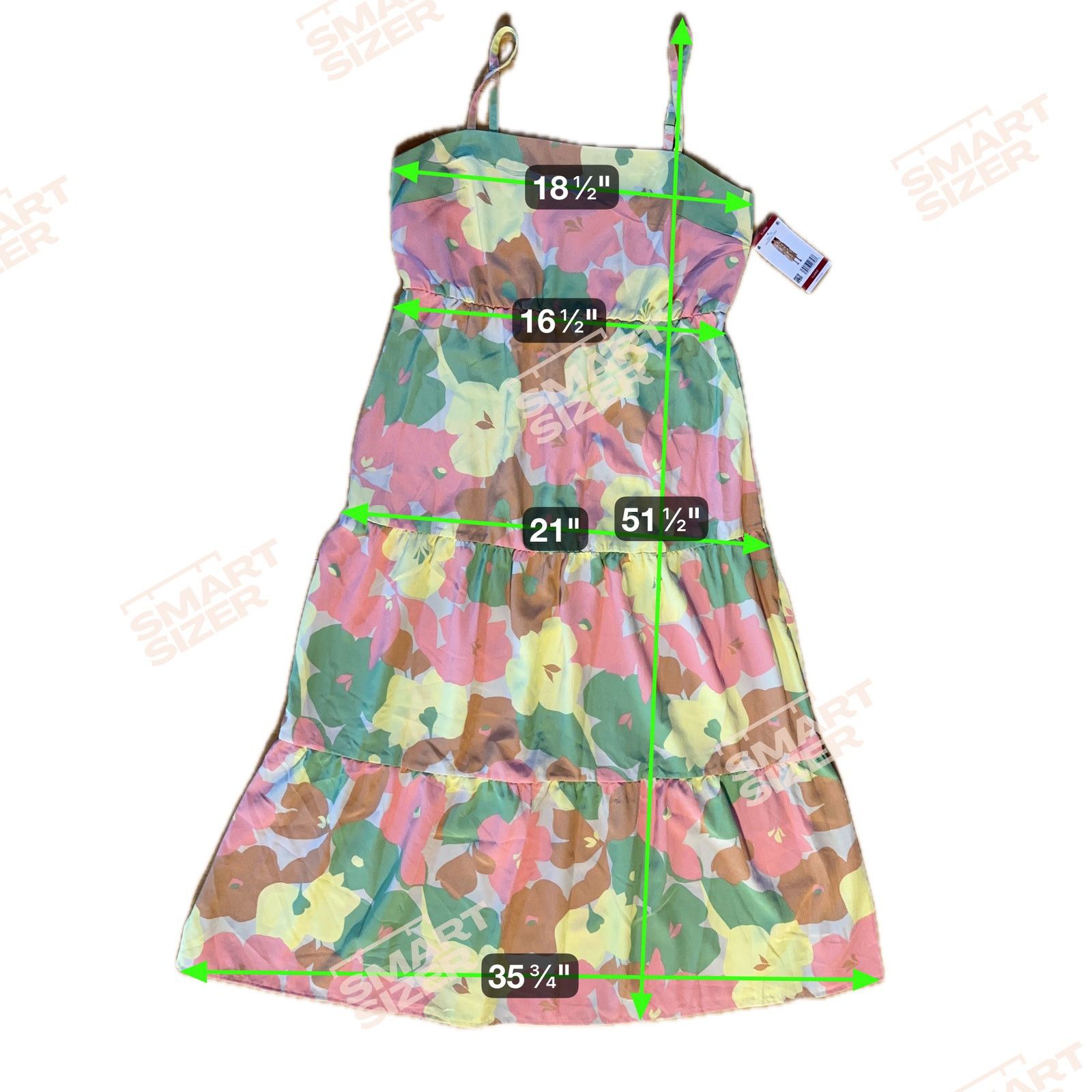 Sanctuary Social Standard by Sanctuary Floral Midi Dress XS Size XS / US 0-2 / IT 36-38 - 4 Thumbnail