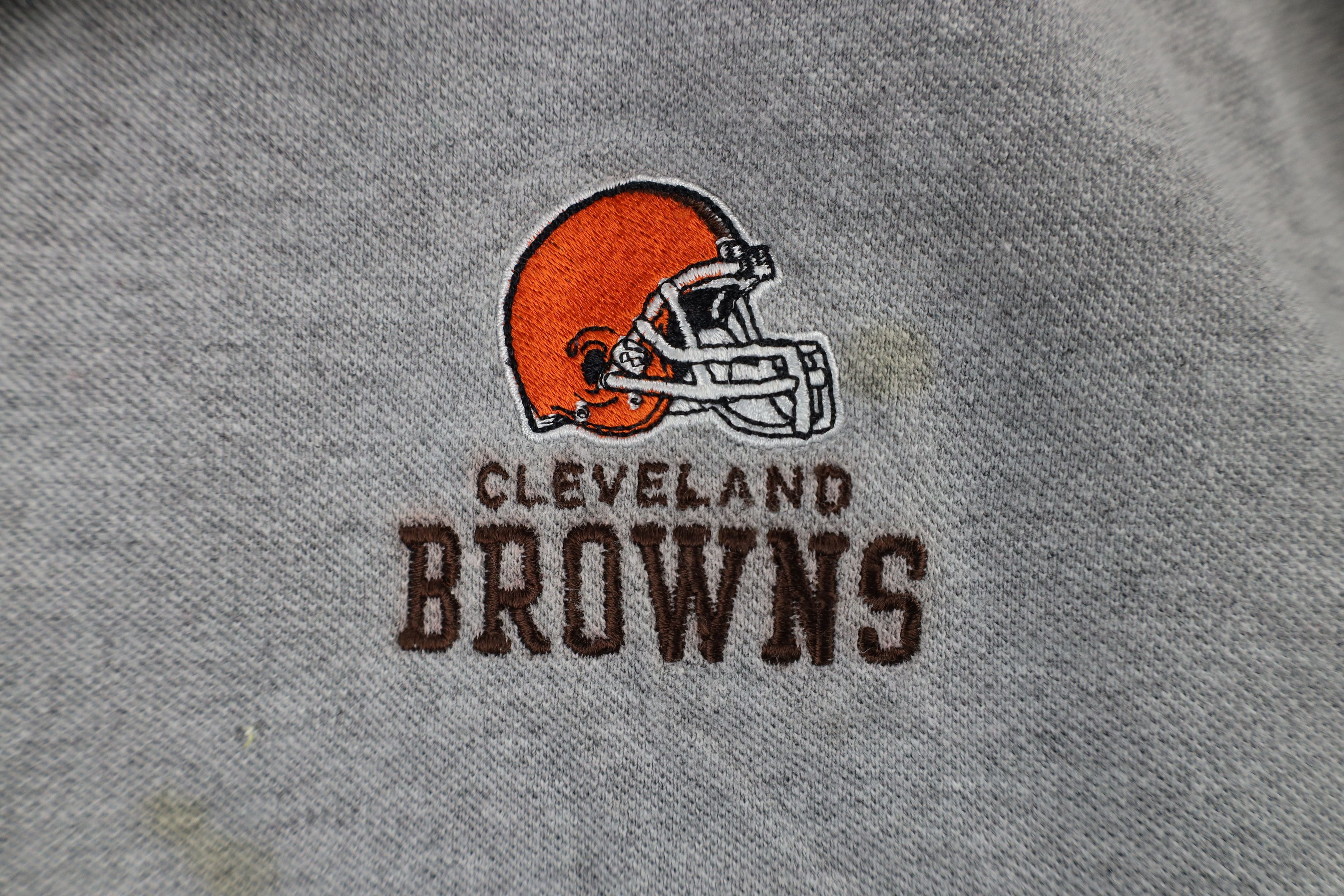 Vintage Vintage NFL Cleveland Browns Football Collared Polo Shirt Size US XL / EU 56 / 4 - 4 Thumbnail