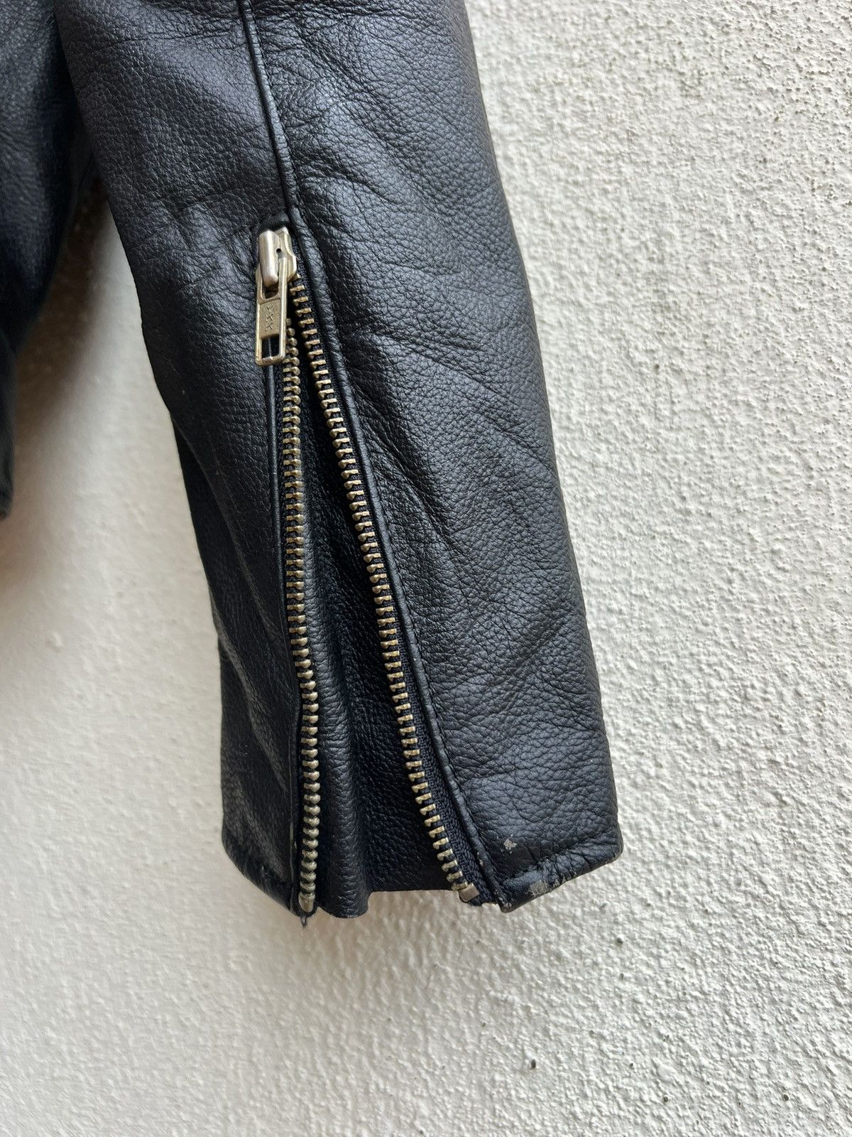 Leather Vintage KOMINE Japan Black Cow Leather Motorcycle Jacket Size US M / EU 48-50 / 2 - 20 Thumbnail