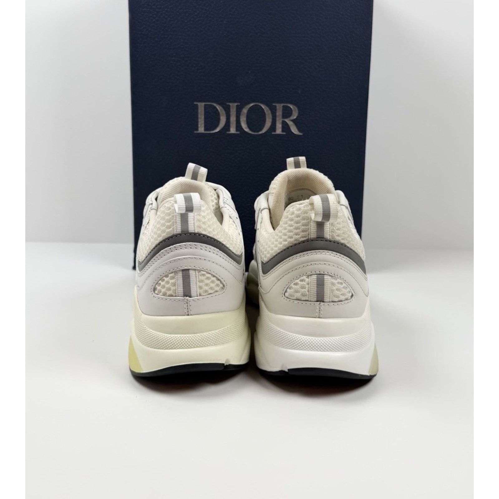 Dior Size 38EU/8W - Dior B22 White Silver NEW! Size US 8 / IT 38 - 4 Thumbnail