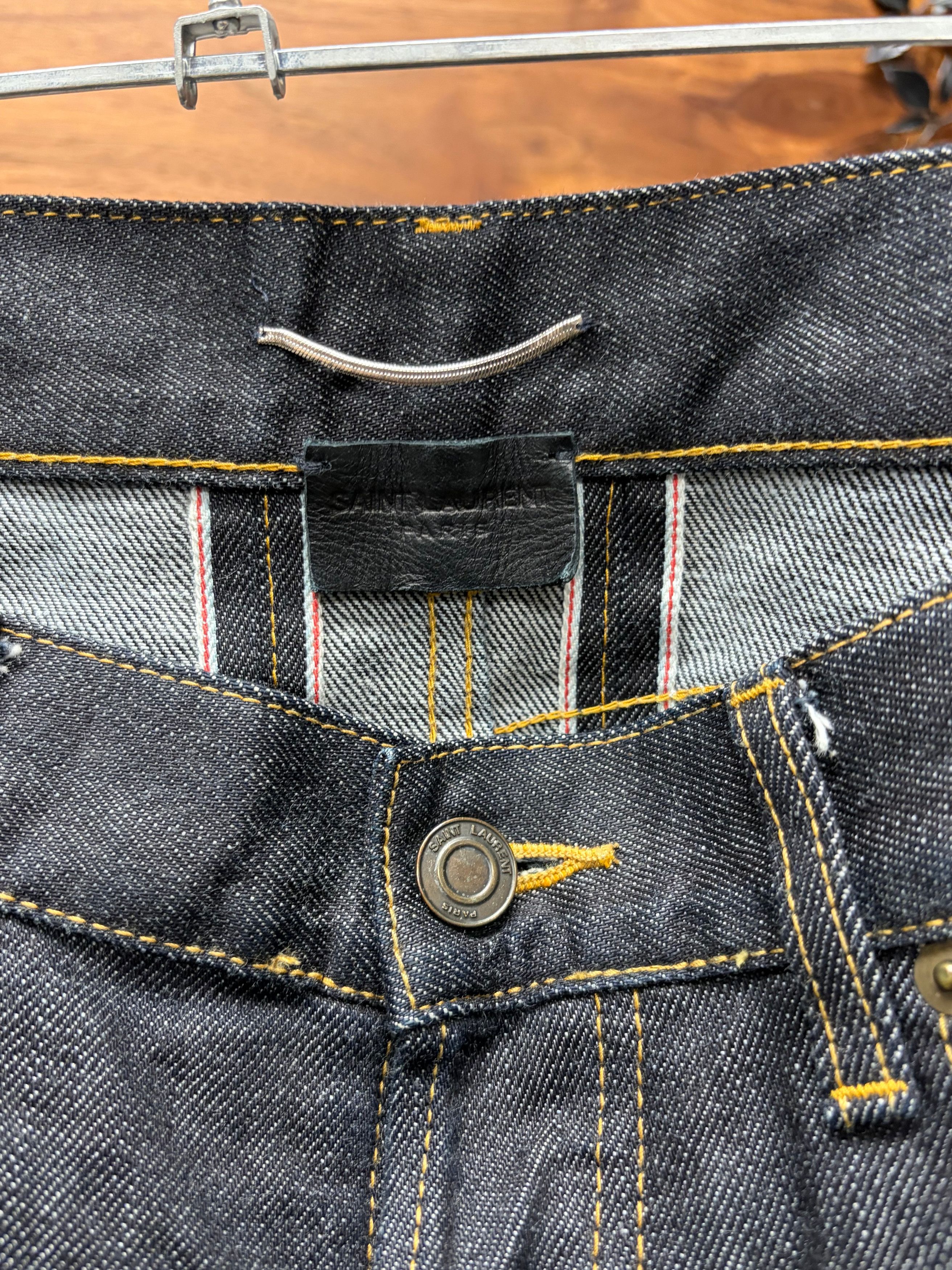 Saint Laurent Paris SS2013 Saint Laurent by Hedi Slimane ‘D03’ Selvedge Denim Size US 31 - 3 Thumbnail