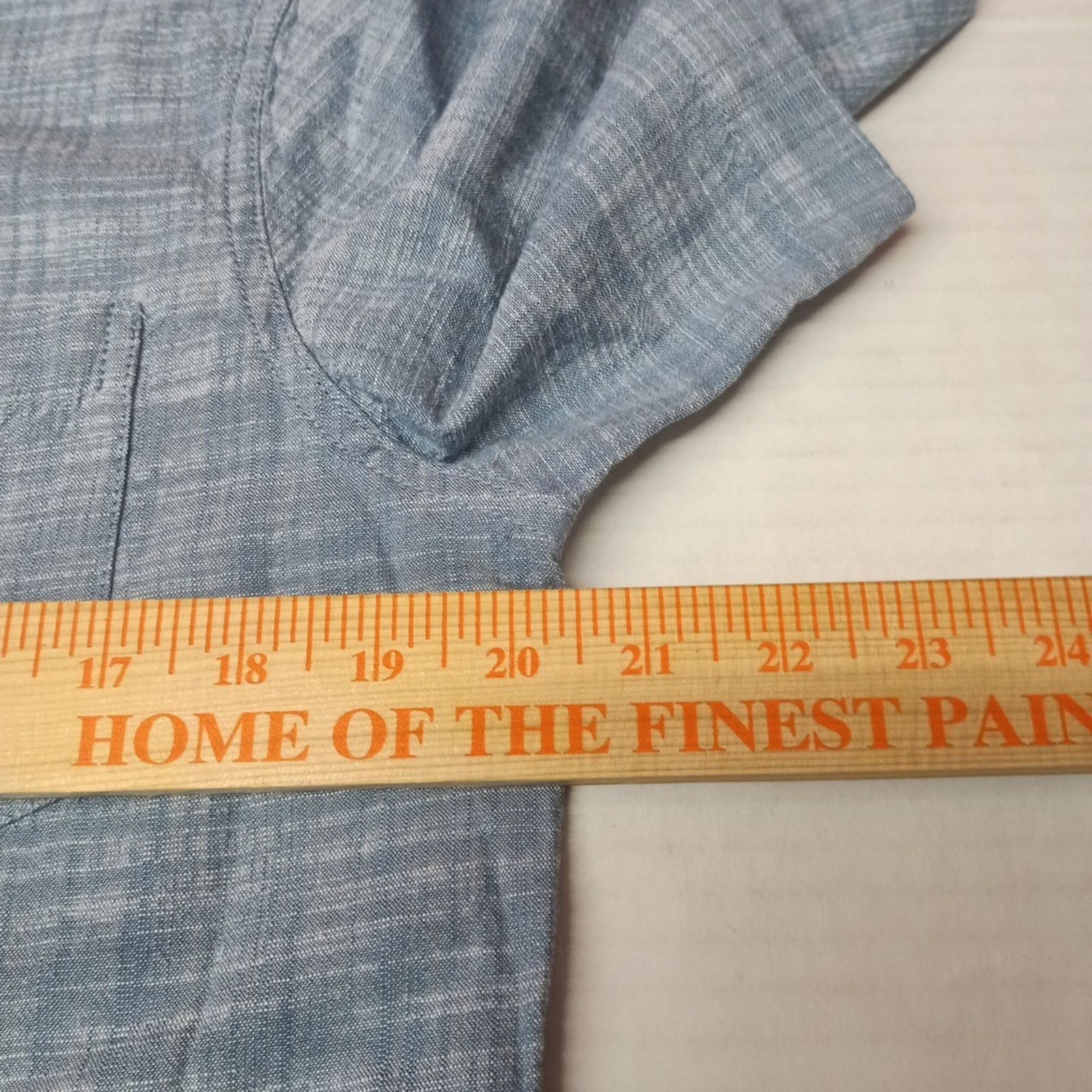Chaps Chaps Seacoast Wash Chambray Woven Shirt Men's S Blue Shadow Size US S / EU 44-46 / 1 - 4 Thumbnail