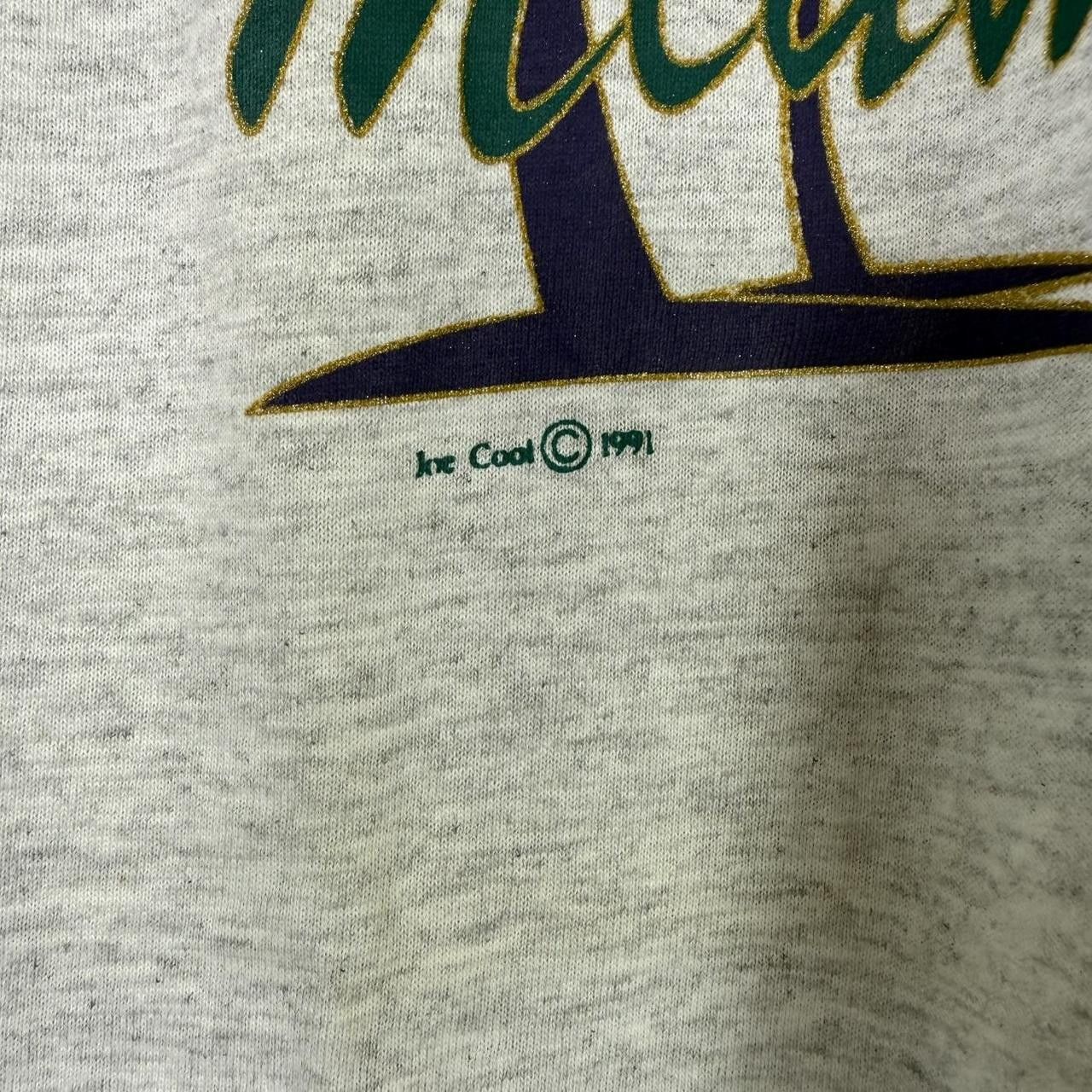 Vintage Graphic Tee Miami Made in USA Vintage T shirt Spellout 90s Size US M / EU 48-50 / 2 - 6 Thumbnail