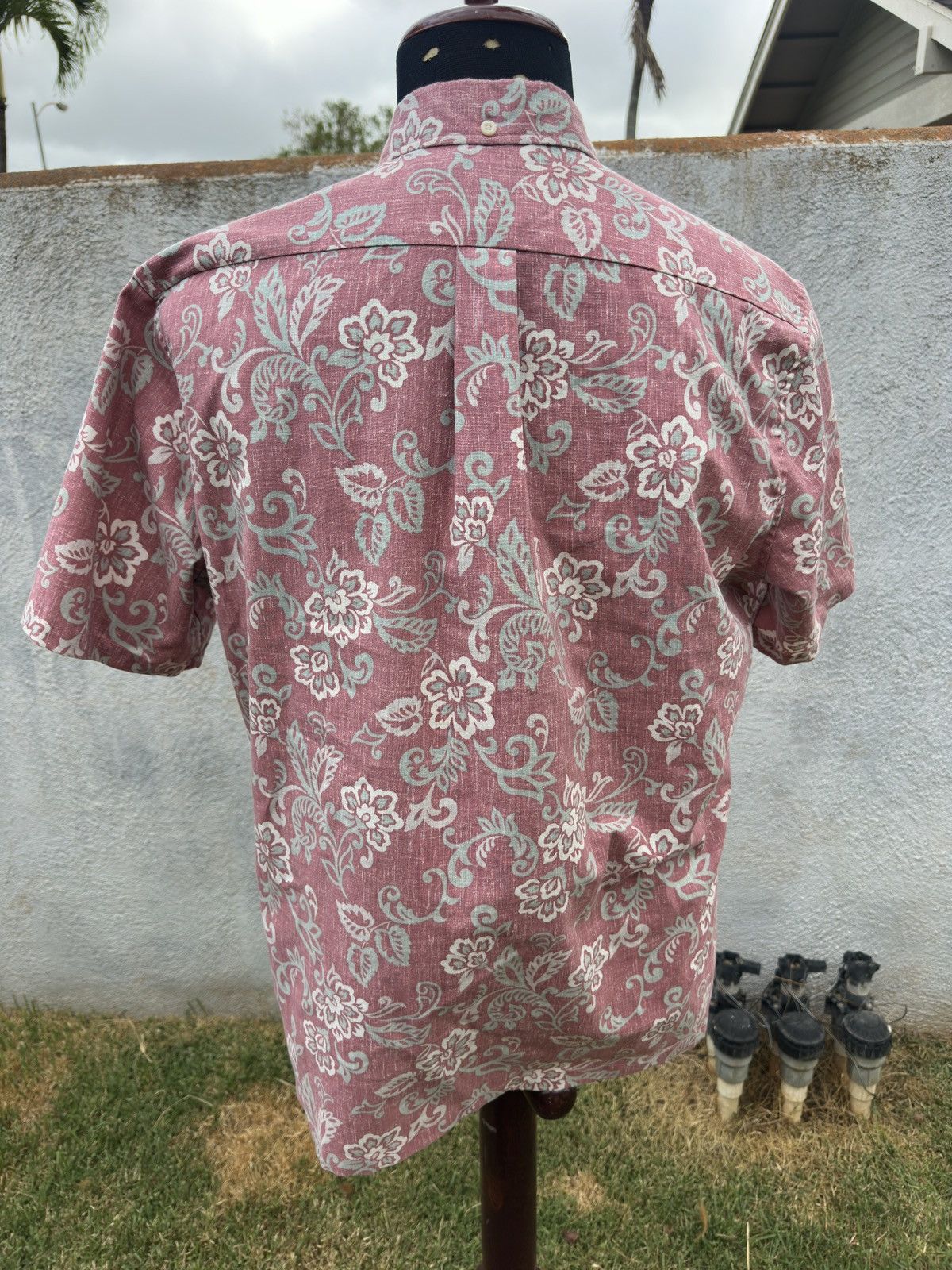 Reyn Spooner PreOwned Reyn Spooner Hawaiian Shirt Pink Men's M Size US M / EU 48-50 / 2 - 2 Thumbnail