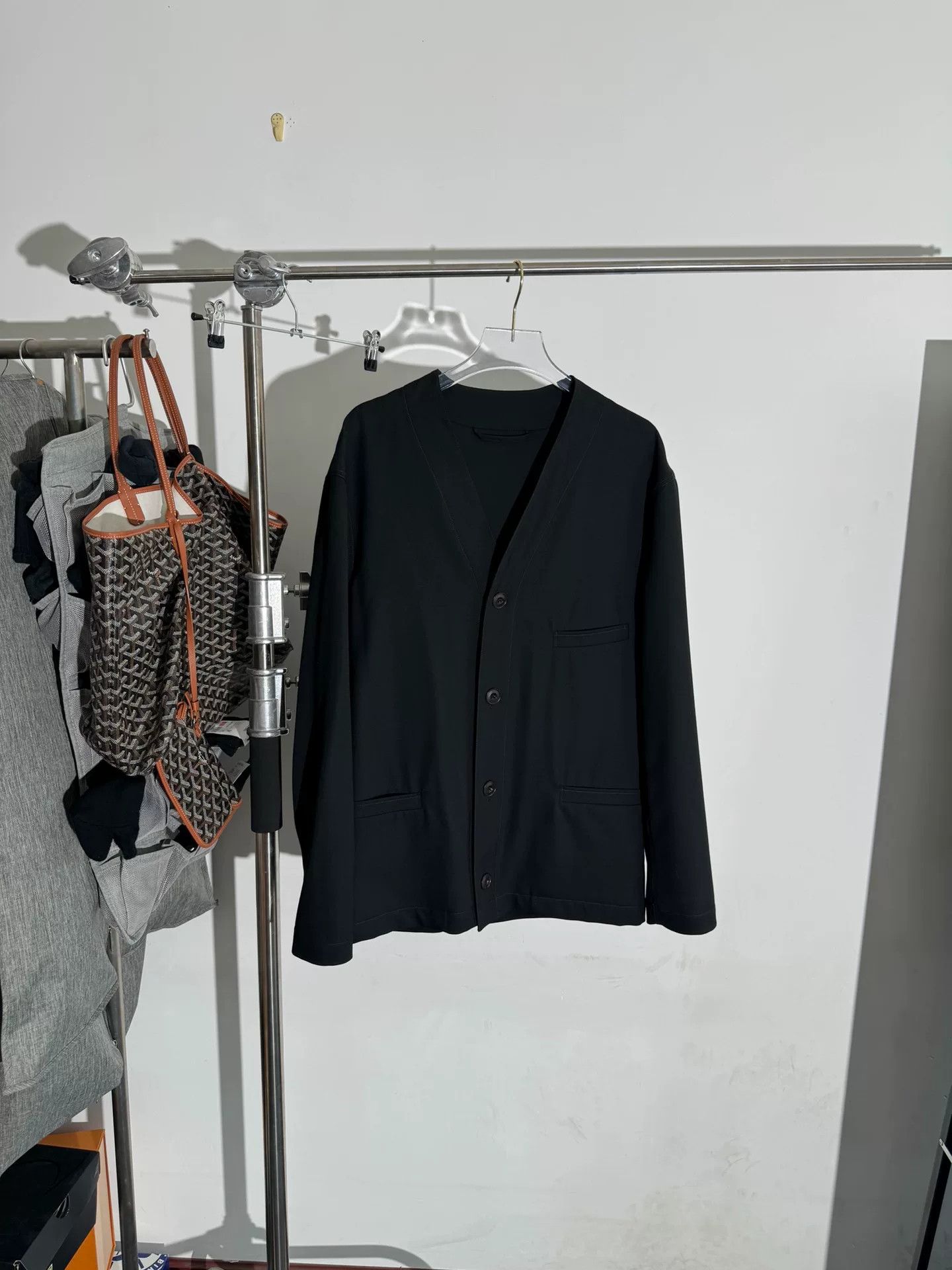 Lemaire Lemaire 19AW Collarless Blazer Size US S / EU 44-46 / 1 - 1 Thumbnail
