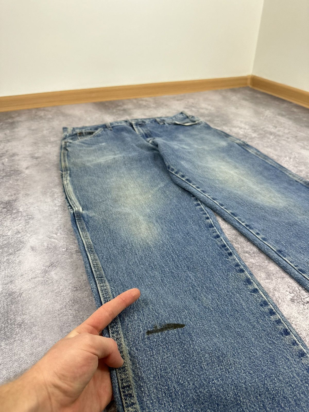 Dickies Vintage Dickies Stone Washed Carpenter USA Baggy Work Pants Size US 36 / EU 52 - 10 Thumbnail
