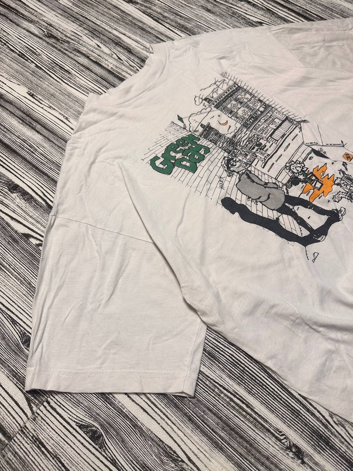 Vintage Green Day 1995 Vintage Rare Street Scene Graphic T-Shirt XL Size US XL / EU 56 / 4 - 2 Thumbnail