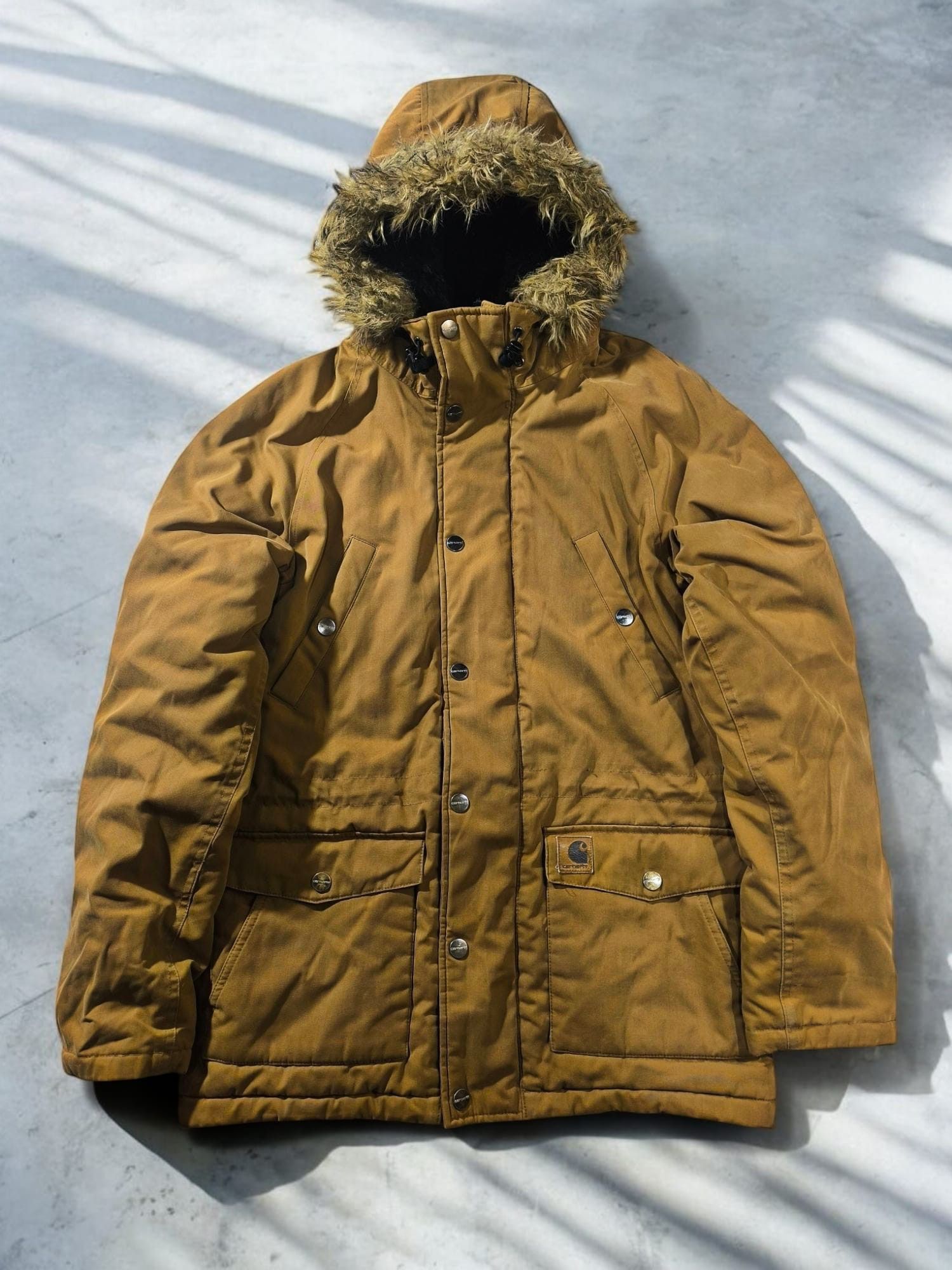 Carhartt Vtg Workwear Carhartt Trapper Parka FauxFur Winter Size US S / EU 44-46 / 1 - 2 Thumbnail