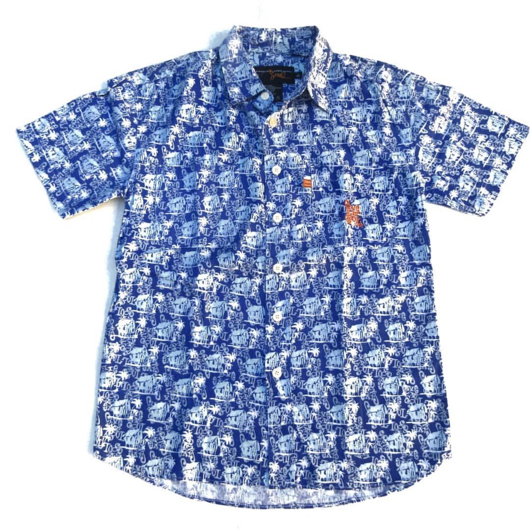 Triple 5 Soul × Vintage Vtg Triple 5 Five Soul Brooklyn NYC Navy S/S Button up hawai Size US M / EU 48-50 / 2 - 3 Thumbnail