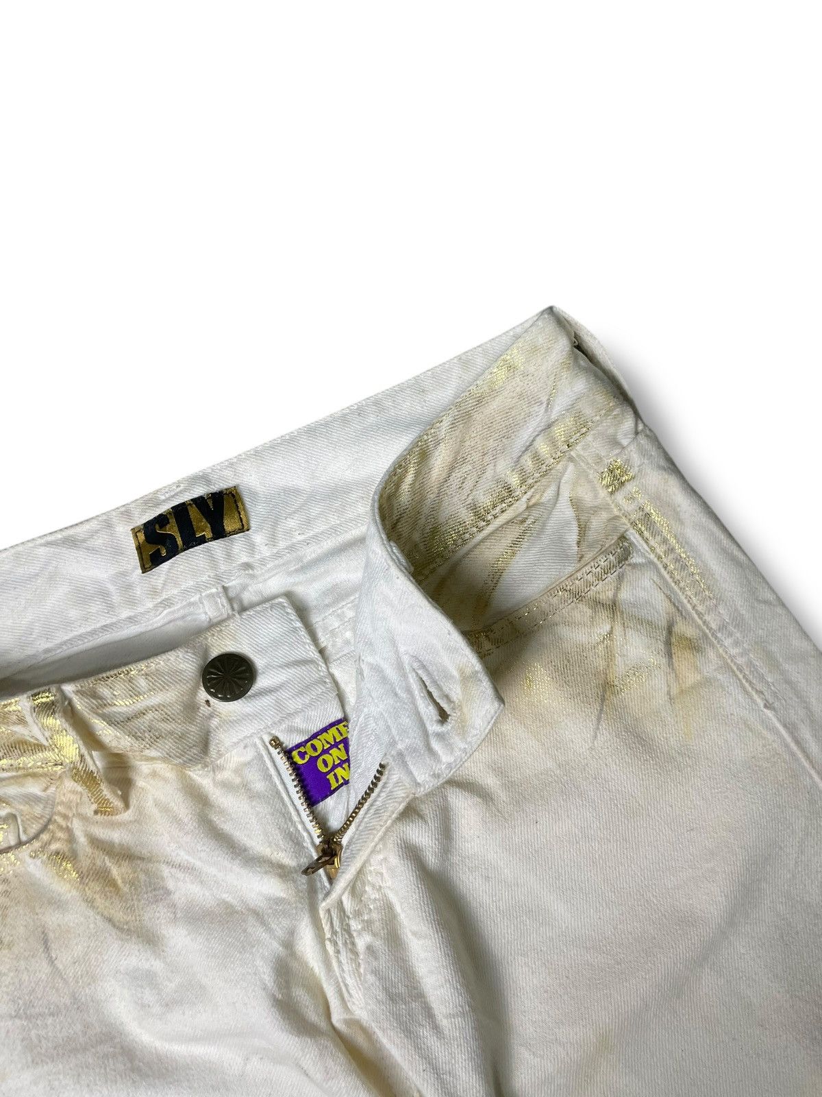 Japanese Brand × Vintage SLY Japanese Brand Flare Jeans (86) Size 29" - 8 Thumbnail