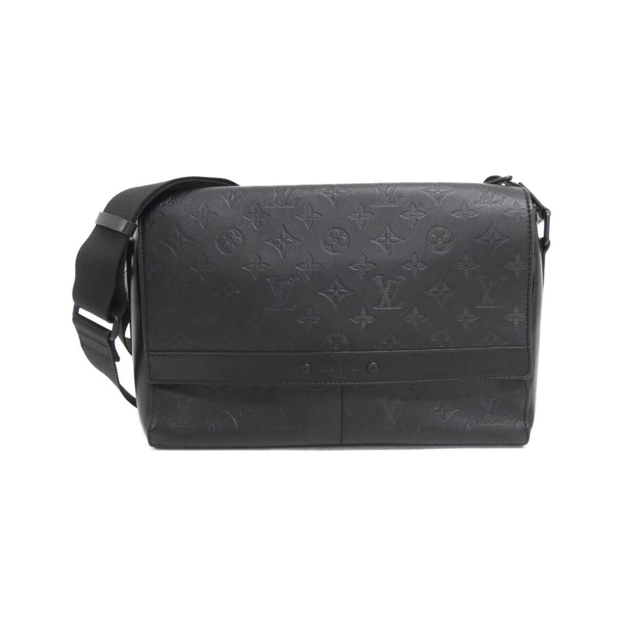 Louis Vuitton Monogram Shadow Sprinter Messenger M44729 Shoulder Bag in Black, Women's