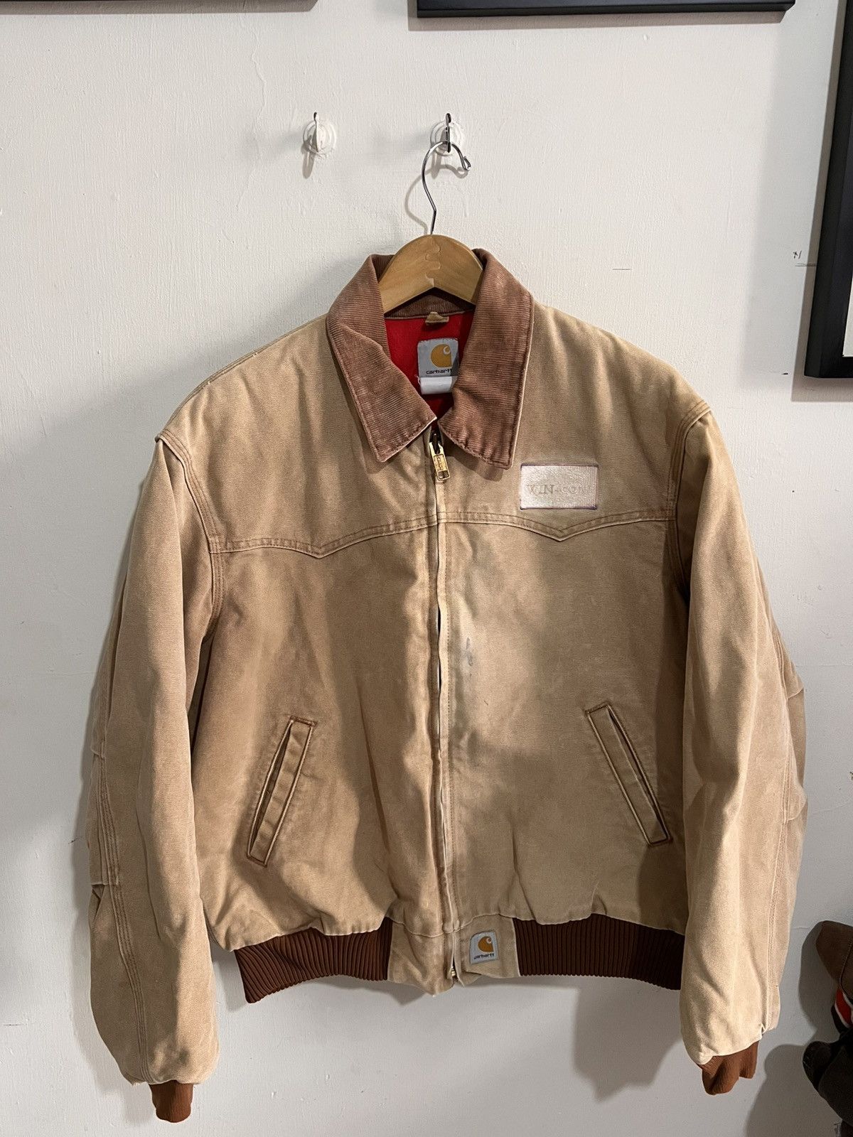 【超希少】1996年 カーハート サンタフェジャケット JQ2246 ワイン Carhartt RARE Carhartt JQ2246 Santa Fe Jacket – Wine/Burgundy