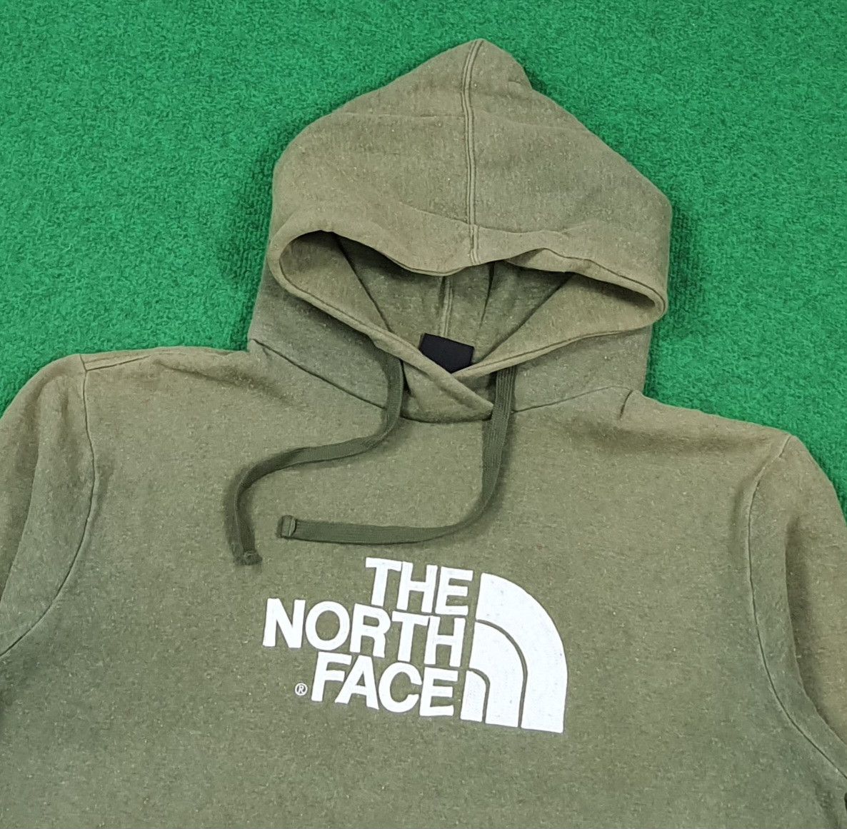 The North Face Vintage The North Face Hoodie Speckled Olice Green C288N23 Size US L / EU 52-54 / 3 - 2 Thumbnail