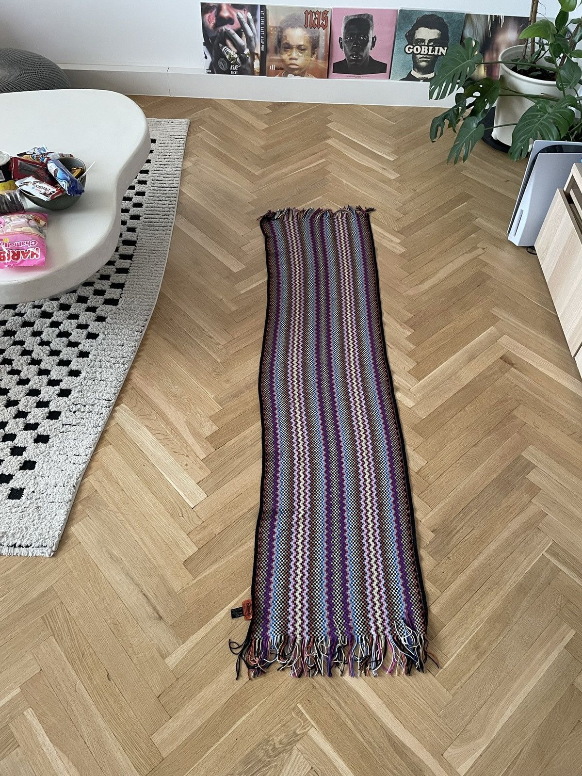 Missoni Missoni Patterned Wool Blend Scarf / Mufler Italian Designer Size ONE SIZE - 5 Thumbnail