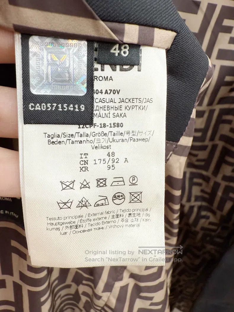 Fendi Fendi Blazer Size 48L - 5 Thumbnail