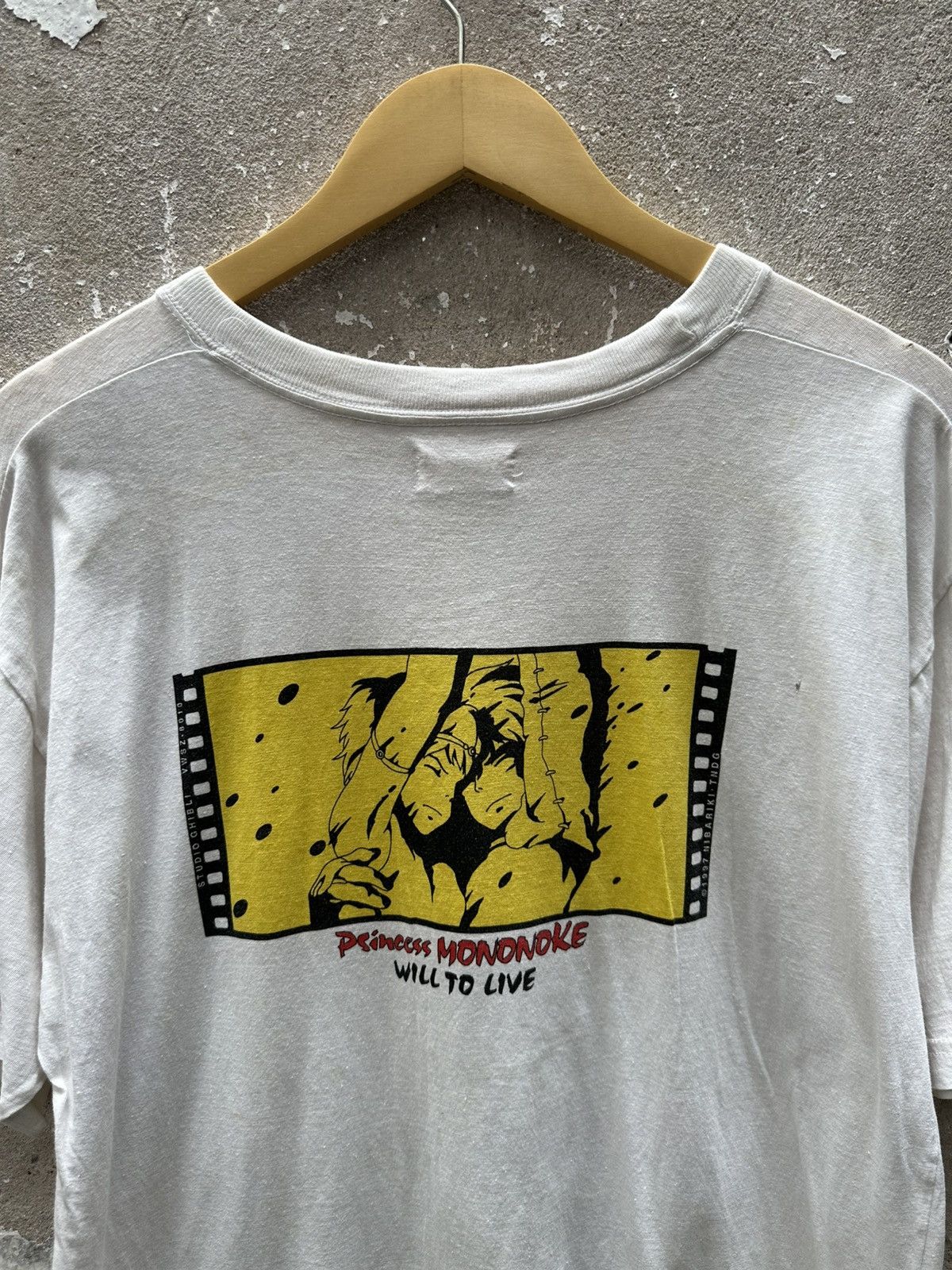 Anime × Japanese Brand × Vintage Vintage 90's Princess Mononoke Japan Fantasy Anime Tees Size US M / EU 48-50 / 2 - 5 Thumbnail