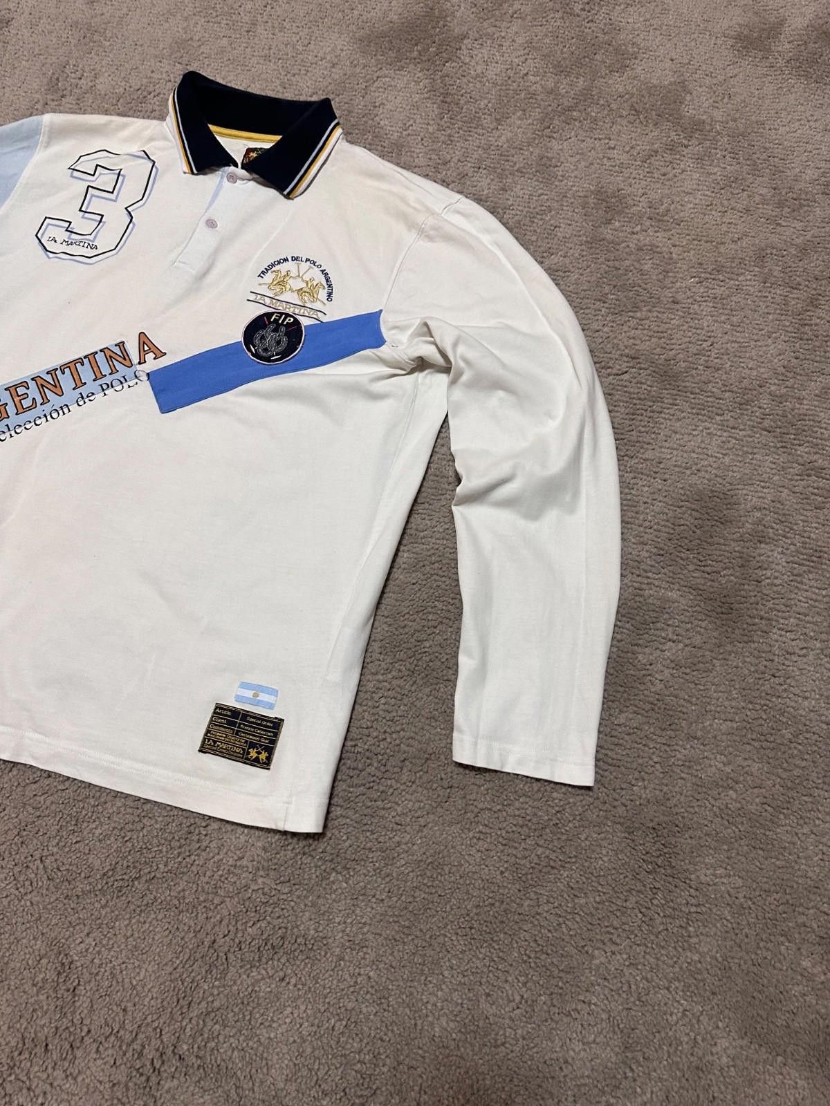 La Martina La Martina Argentina Rugby #3 Long Sleeve Polo T-Shirt XXL Size US XXL / EU 58 / 5 - 4 Thumbnail