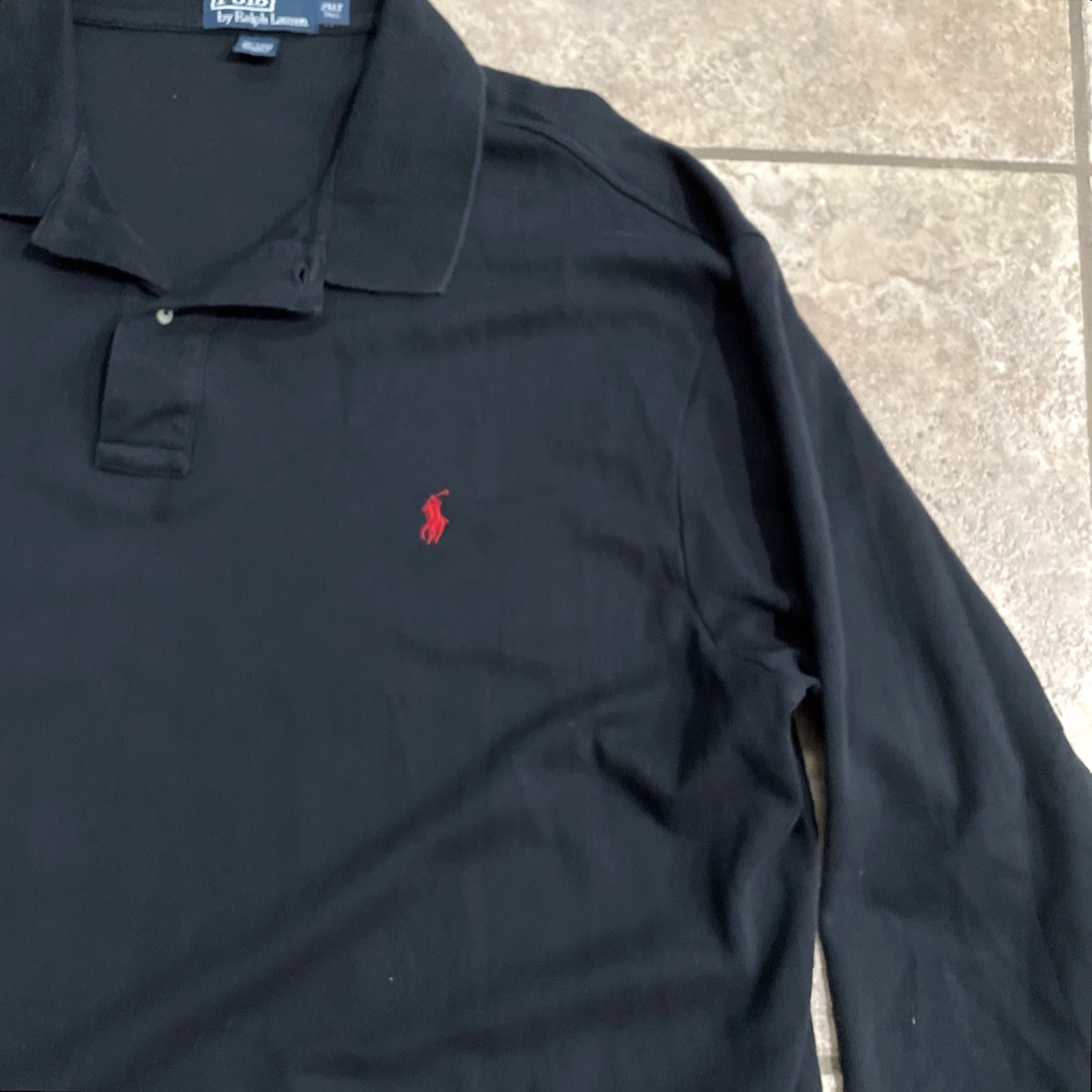 Ralph Lauren Ralph Lauren Polo Shirt Men 2XL Black 100% Cotton Golf Polo Size US XXL / EU 58 / 5 - 2 Thumbnail