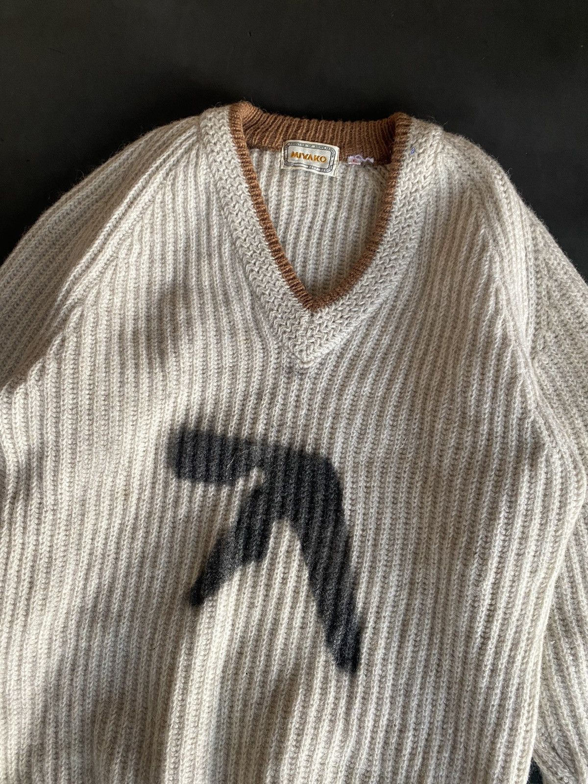 Band Tees 💸BINDINGOFFER💸Sweater Japanese Aphex Twins Logo Handmade Size US L / EU 52-54 / 3 - 2 Thumbnail