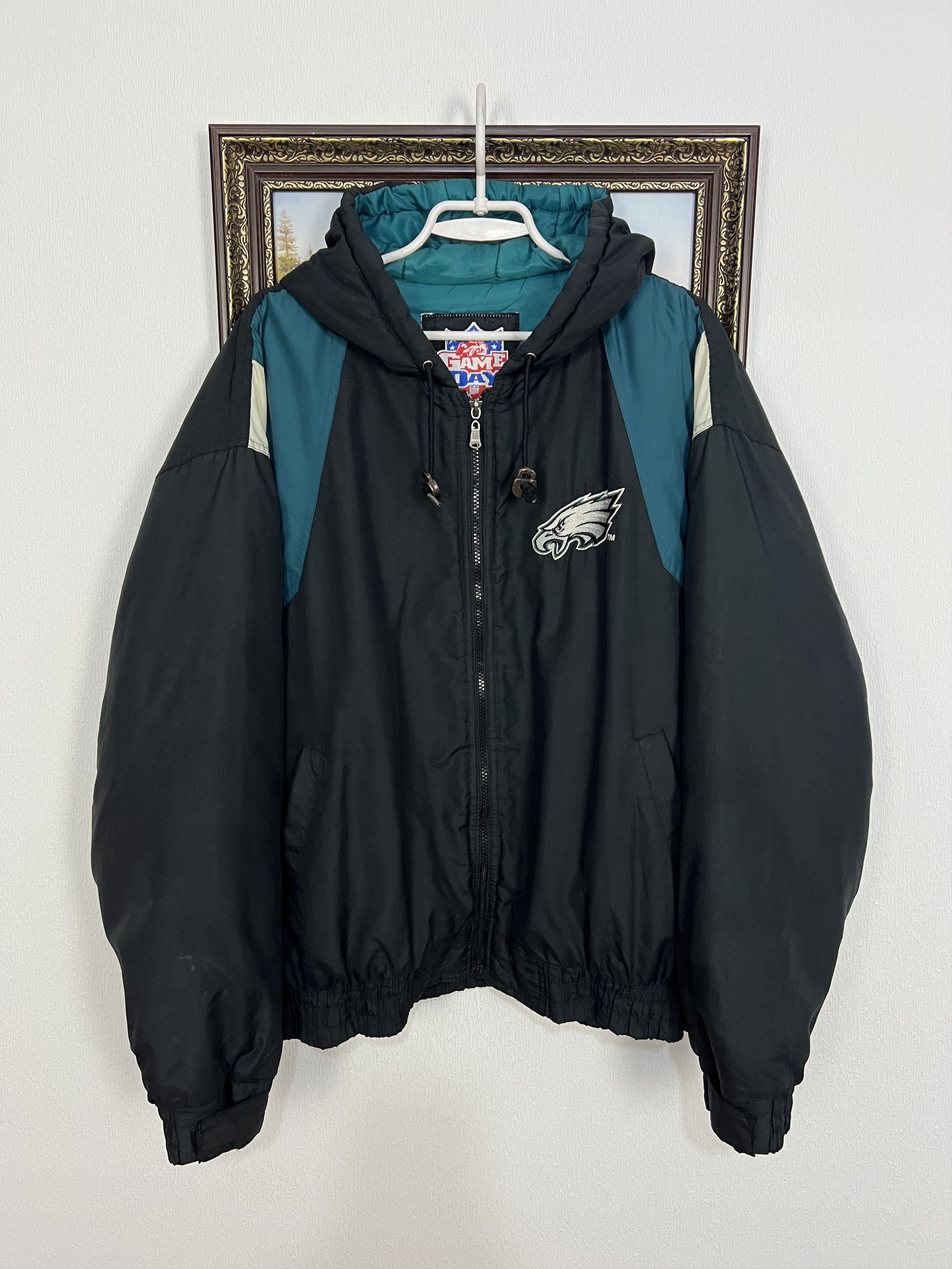 Starter Vintage NFL Philadelphia Eagles Football Jacket Bomber Rare Size US XL / EU 56 / 4 - 3 Thumbnail