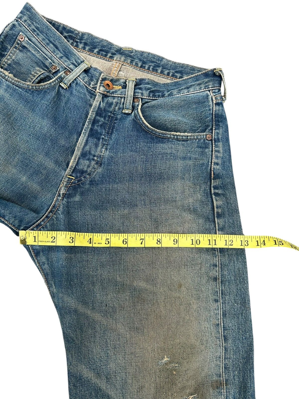 Kapital Vintage Edwin 505X Selvedge Distressed Rusty Denim Jeans Size US 29 - 17 Thumbnail