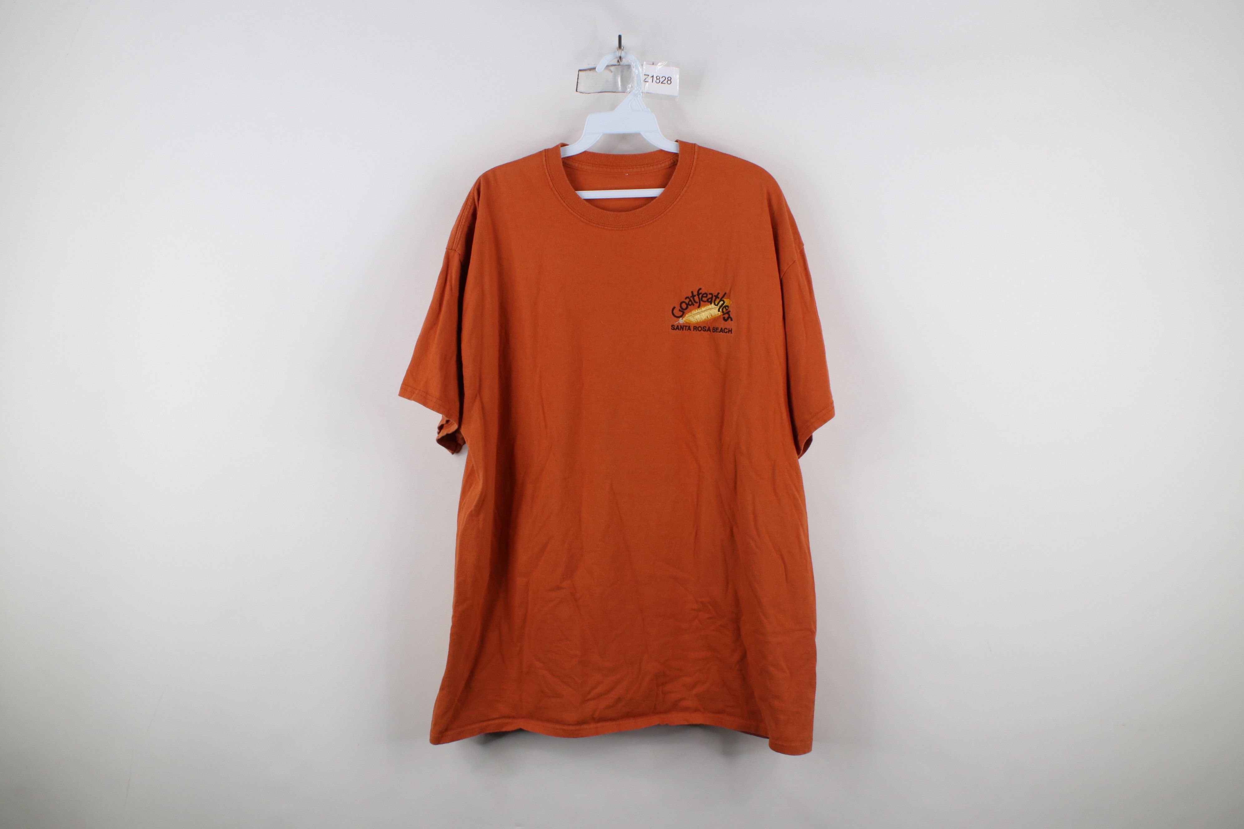 Vintage Vintage Goatfeathers Restaurant Santa Rosa Beach T-Shirt Size US XL / EU 56 / 4 - 1 Thumbnail