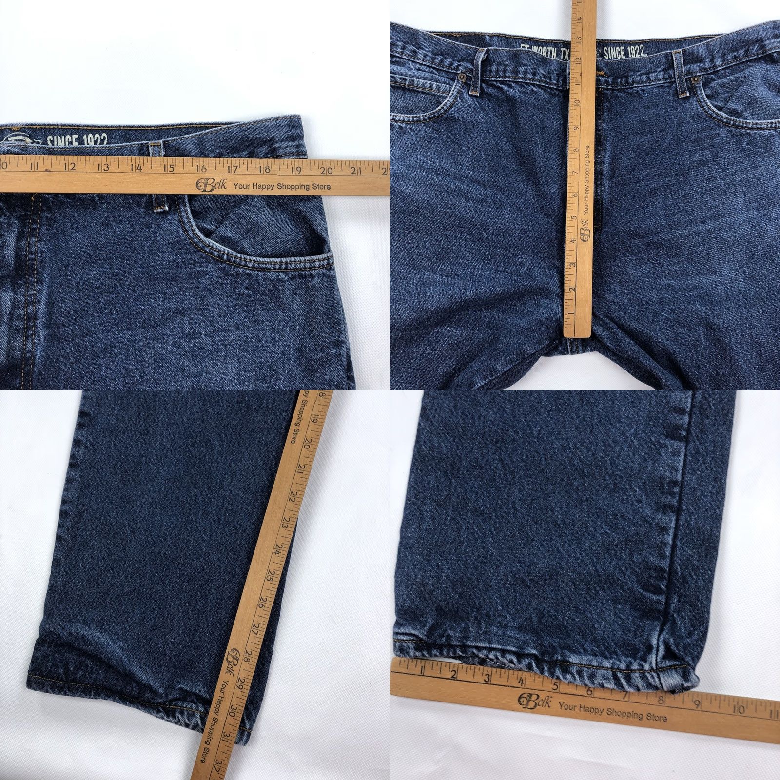 Dickies Dickies Men’s Jeans Straight 38x32 Dark Blue Flannel Lined Relaxed Fit 5-Pocket Denim Work Casual Mens Regular Stretch? Size US 38 / EU 54 - 8 Thumbnail