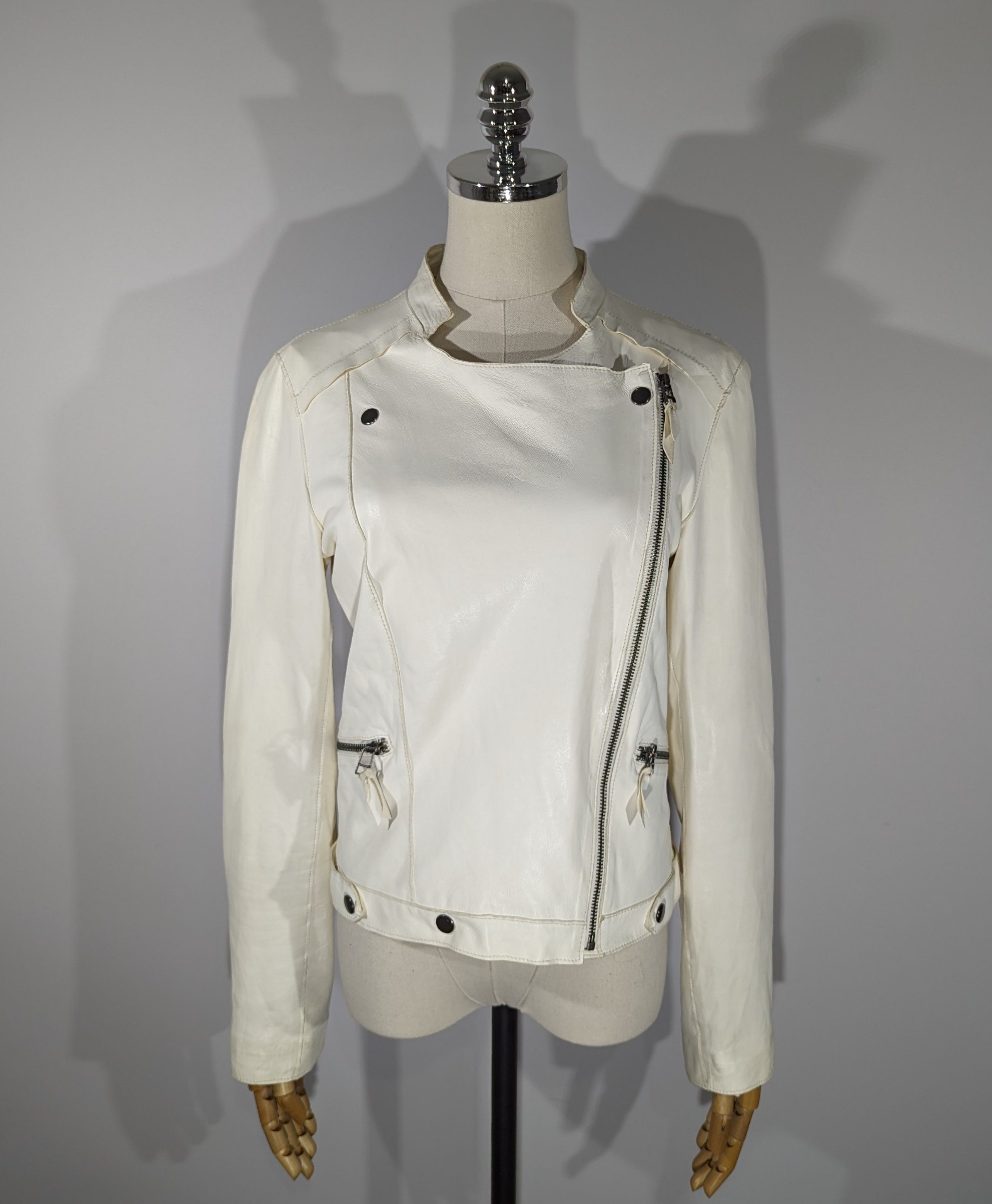 Leather Graham & Spencer Made In USA Leather Jacket Luxury Brand Size M / US 6-8 / IT 42-44 - 2 Thumbnail
