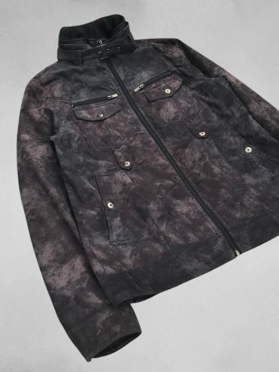 Japanese Brand × Le Grande Bleu (L.G.B.) × Yasuyuki Ishii Bareback Realdress Marbled Punk Jacket Size US XL / EU 56 / 4 - 8 Thumbnail