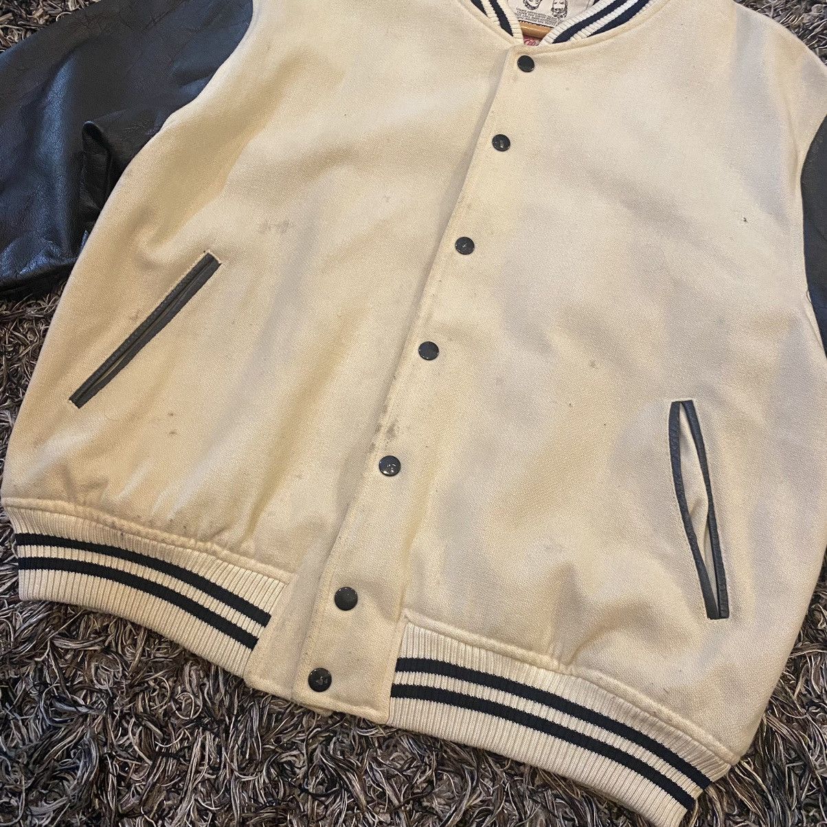 Hysteric Glamour × Vintage ARCHIVE💥VINTAGE RARE 1984 Hysteric Glamour Leather Varsity Size US M / EU 48-50 / 2 - 14 Thumbnail