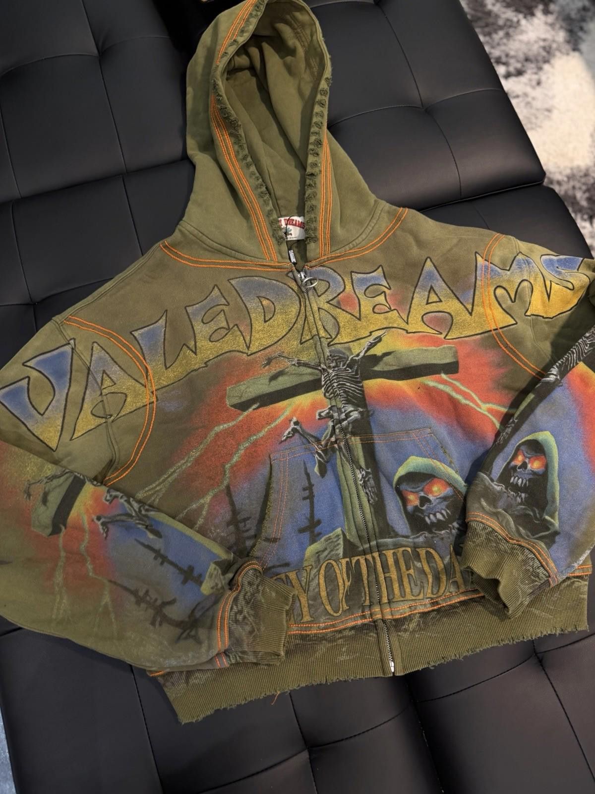 Vale Size Small - Vale Zip Up Hoodie Authentic Valley Fire Green Size US S / EU 44-46 / 1 - 5 Thumbnail