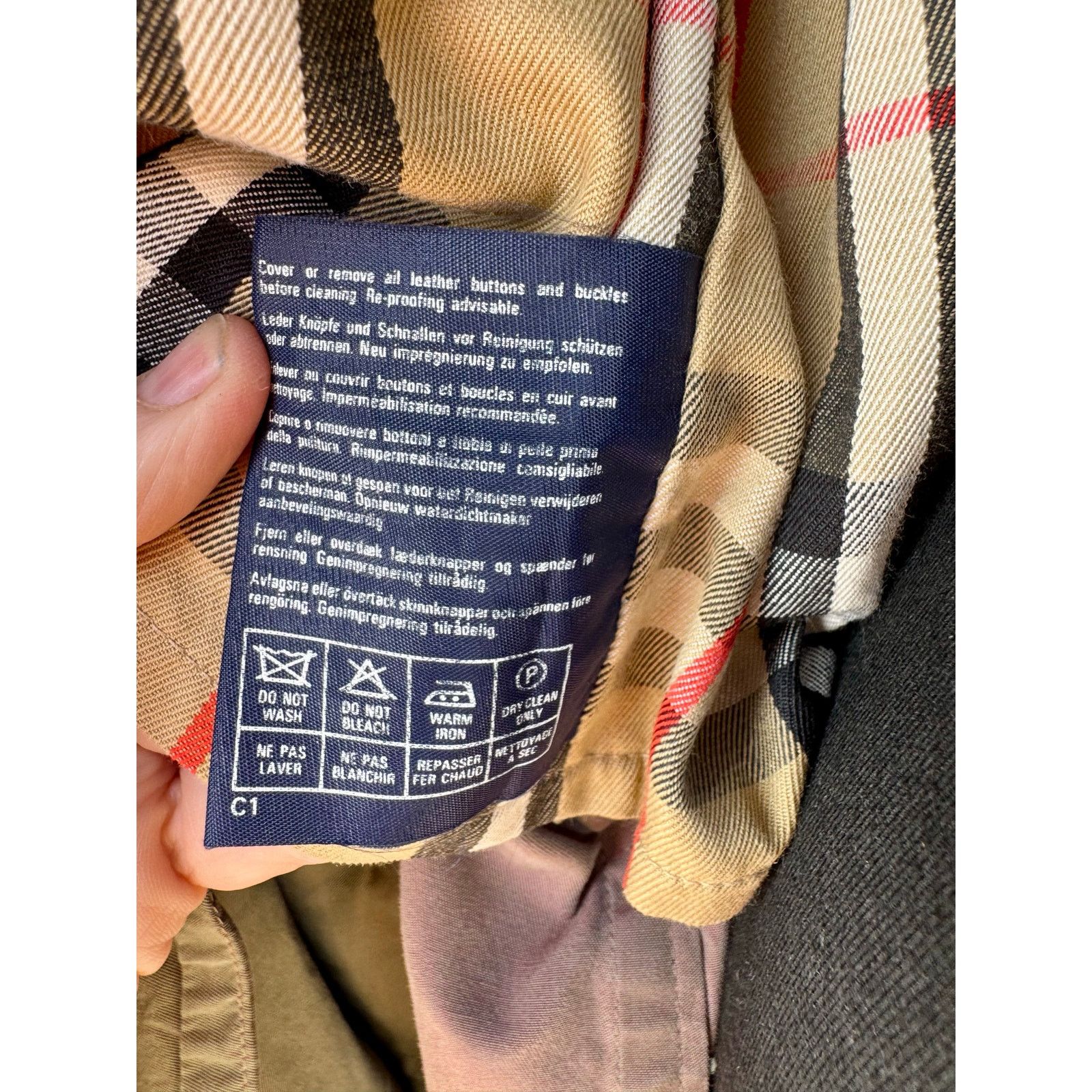 Burberry Burberrys Men's Trench Coat Iconic Vintage 100% Cotton Size US XL / EU 56 / 4 - 11 Thumbnail
