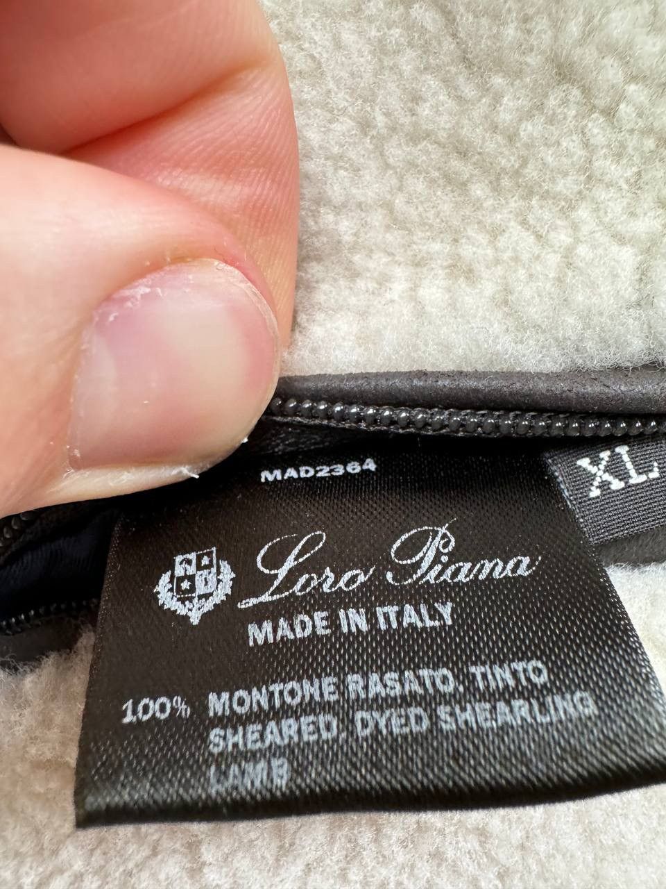 Loro Piana Loro Piana Shearling Leather Jacket Size US XL / EU 56 / 4 - 19 Thumbnail