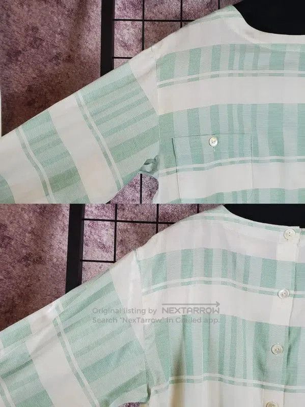 Dior Dior Summer Green Embroidered Logo Crop Shirt . Size M / US 6-8 / IT 42-44 - 6 Thumbnail