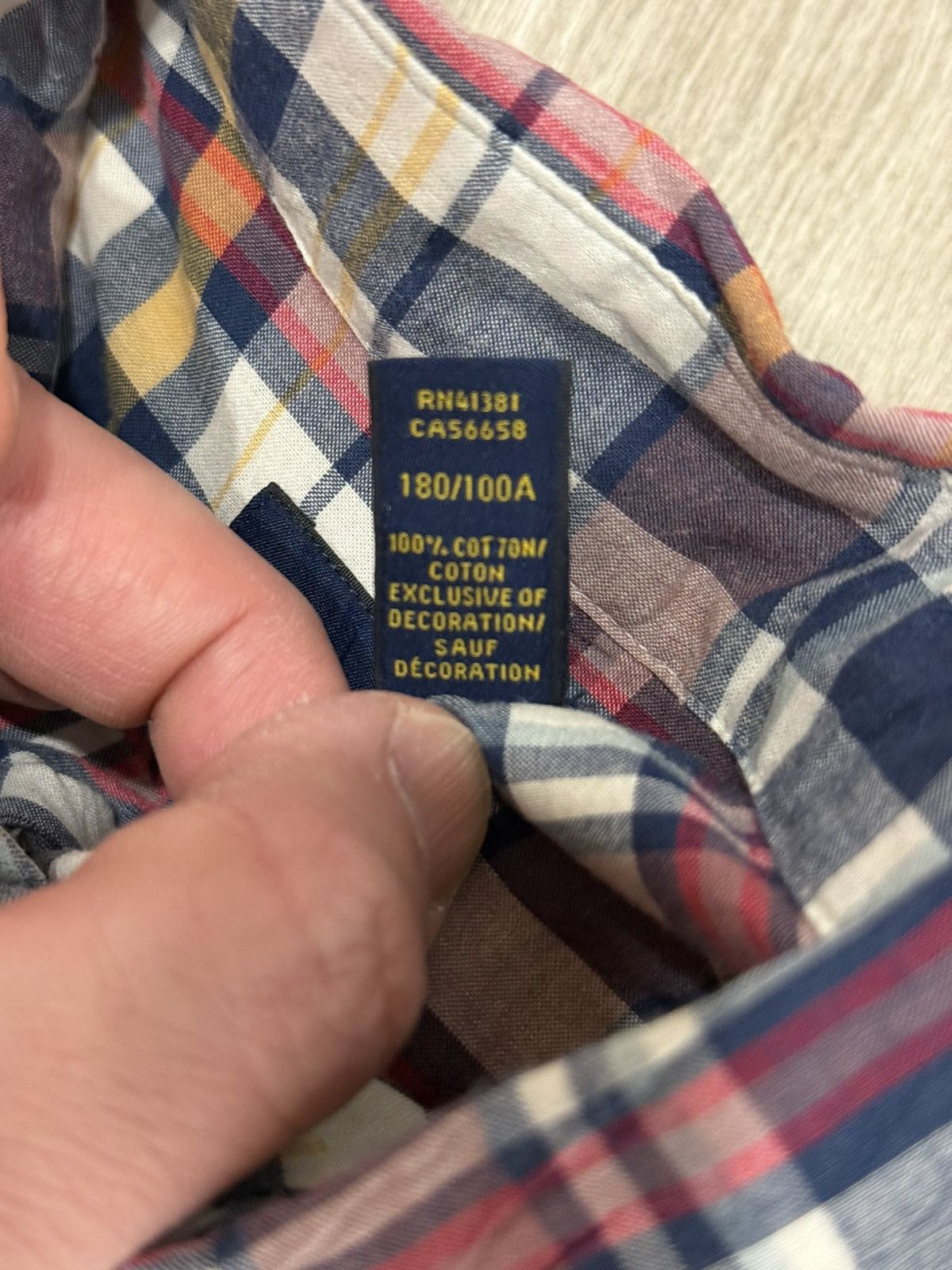 Polo Ralph Lauren Polo Ralph Lauren Plaid Button-Up Short Sleeve Shirt Large Size US L / EU 52-54 / 3 - 4 Thumbnail