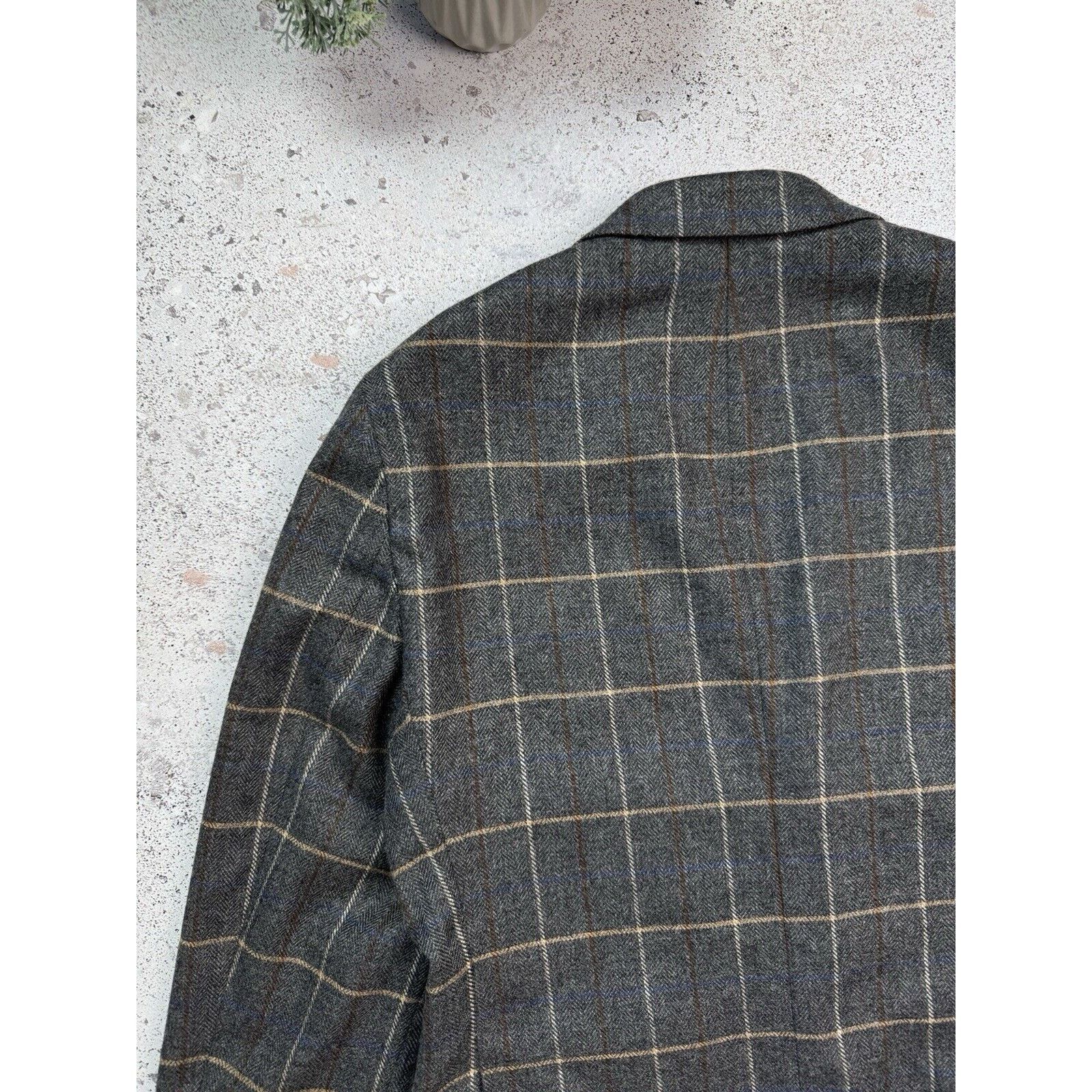 Hackett Hackett London Light Wool Plaid Blazer Jacket Size 40(180) Size 40R - 16 Thumbnail