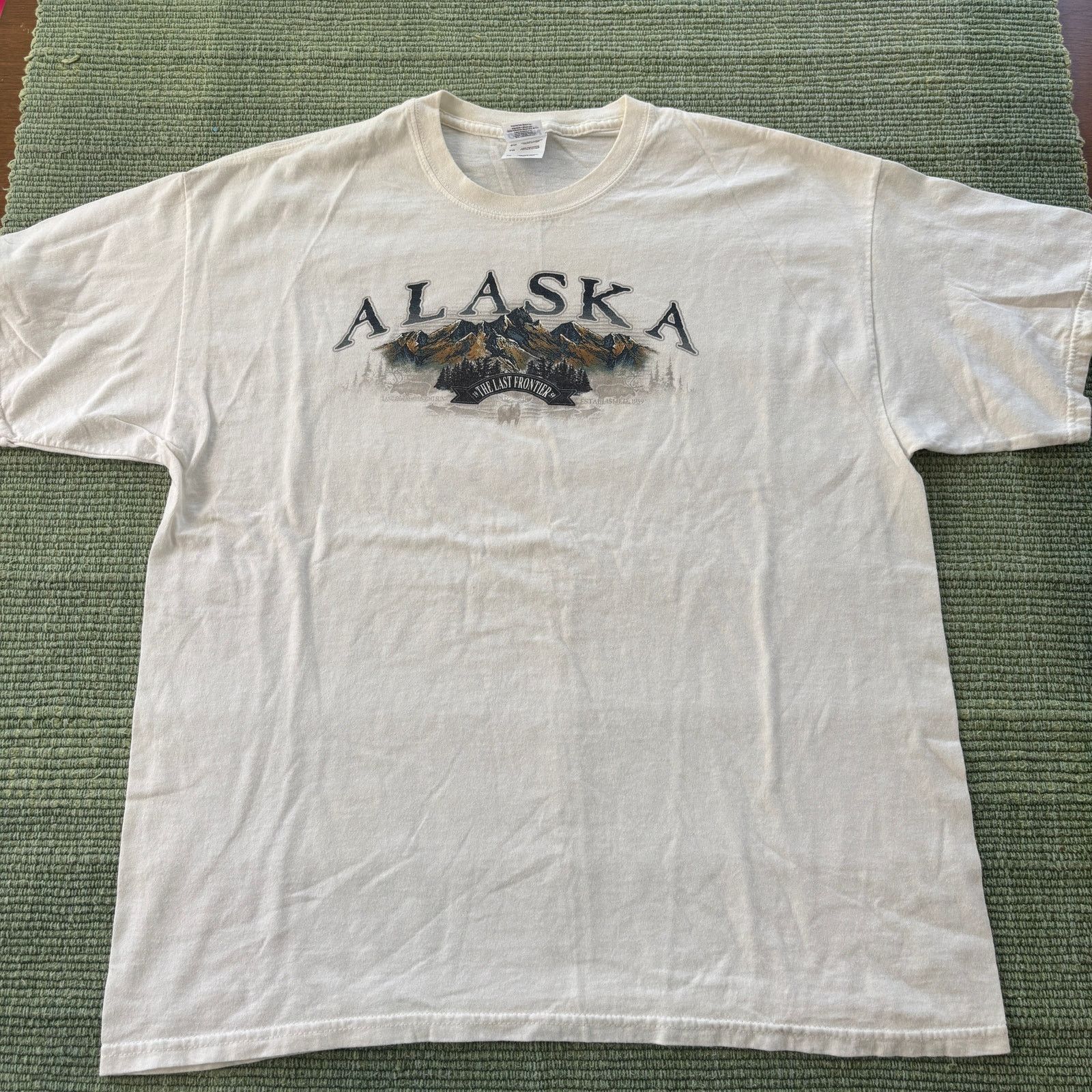 Gildan Vintage Y2K Alaska Cotton Tee Shirt Sz XL Size US XL / EU 56 / 4 - 2 Thumbnail