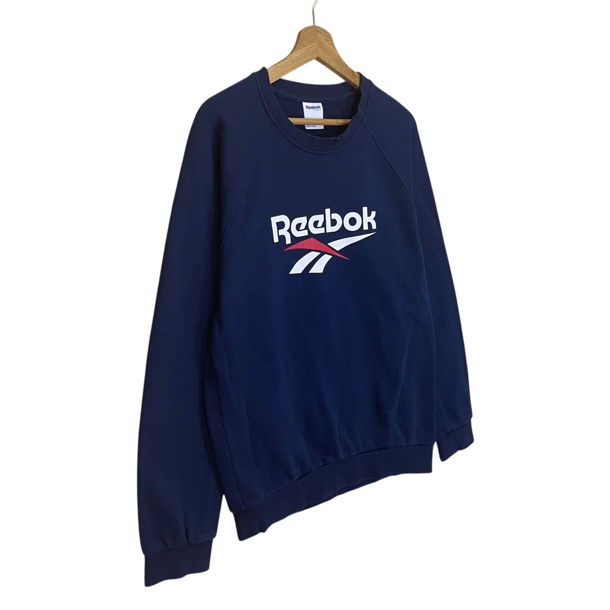 Reebok × Vintage Vintage 90’s Reebok Crewneck Sweatshirt Size US M / EU 48-50 / 2 - 2 Thumbnail