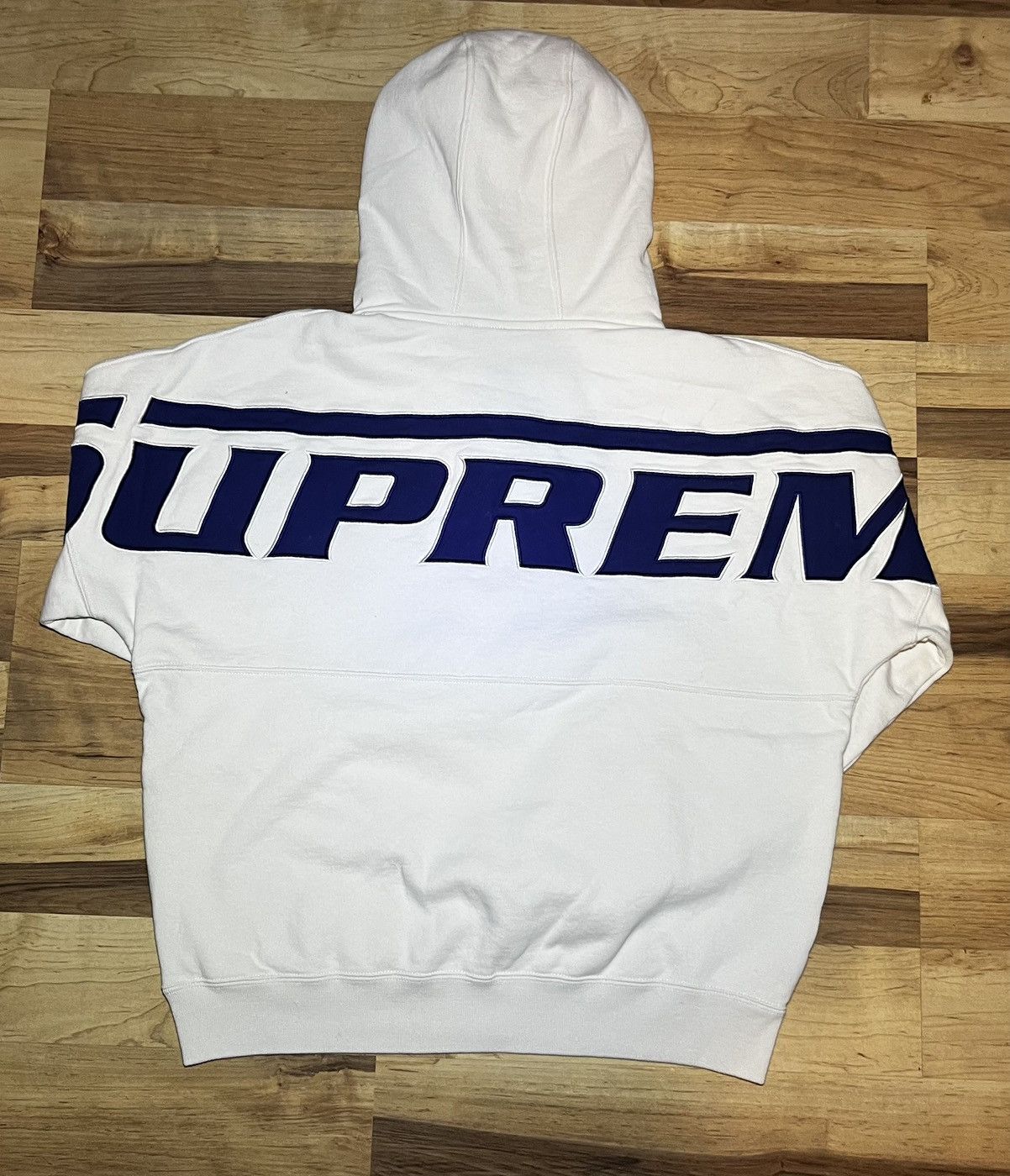 Supreme Supreme Wrapped Half Zip Hooded Sweatshirt Stone Size US S / EU 44-46 / 1 - 6 Thumbnail